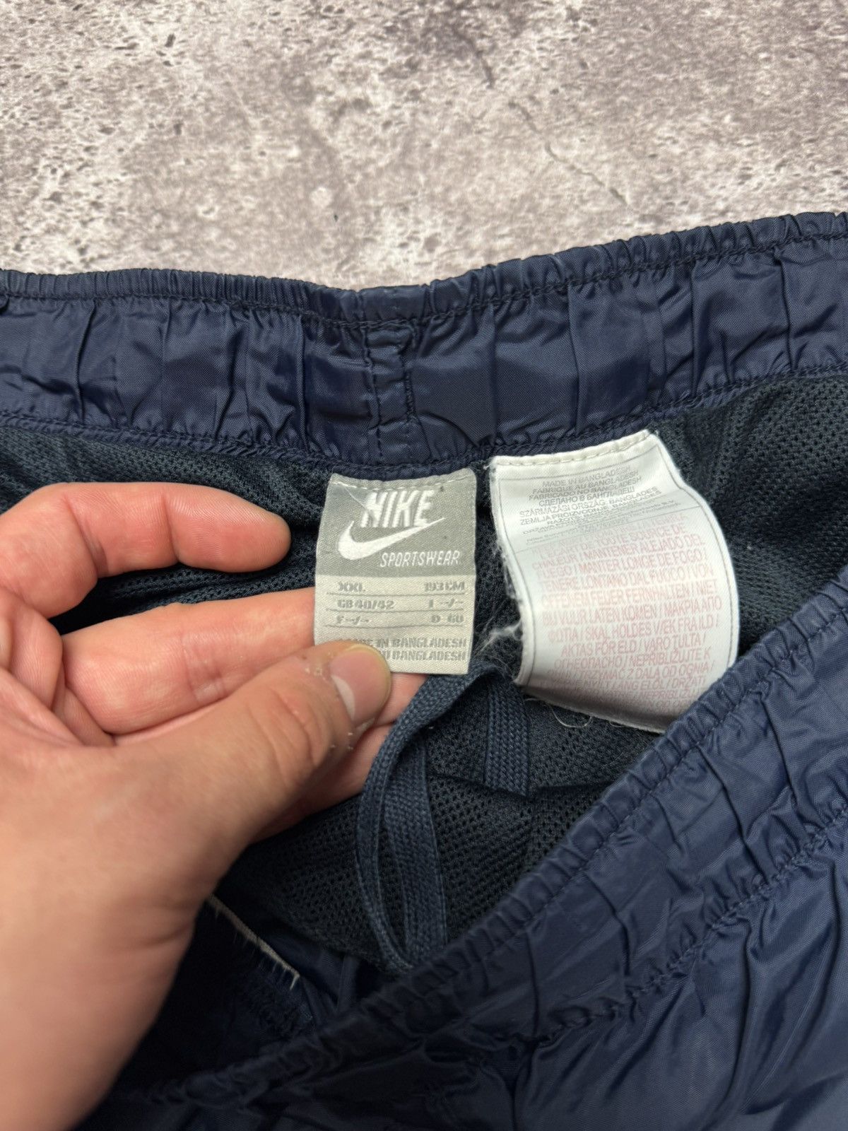 Vintage Vintage Nike Nylon Very rare sweatpants 90s Y2K Size US 35 - 3 Thumbnail