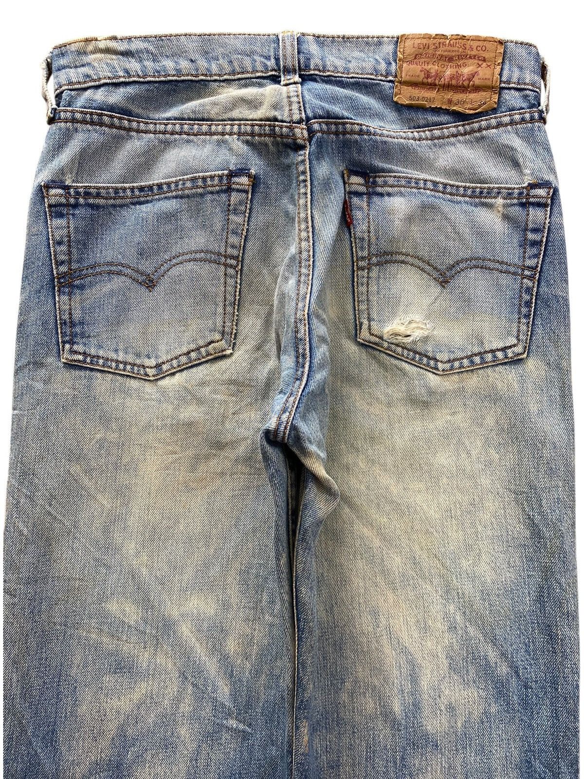 Levi's Levi’s Mud Wash Straight Leg Style Jeans Size US 30 / EU 46 - 4 Thumbnail