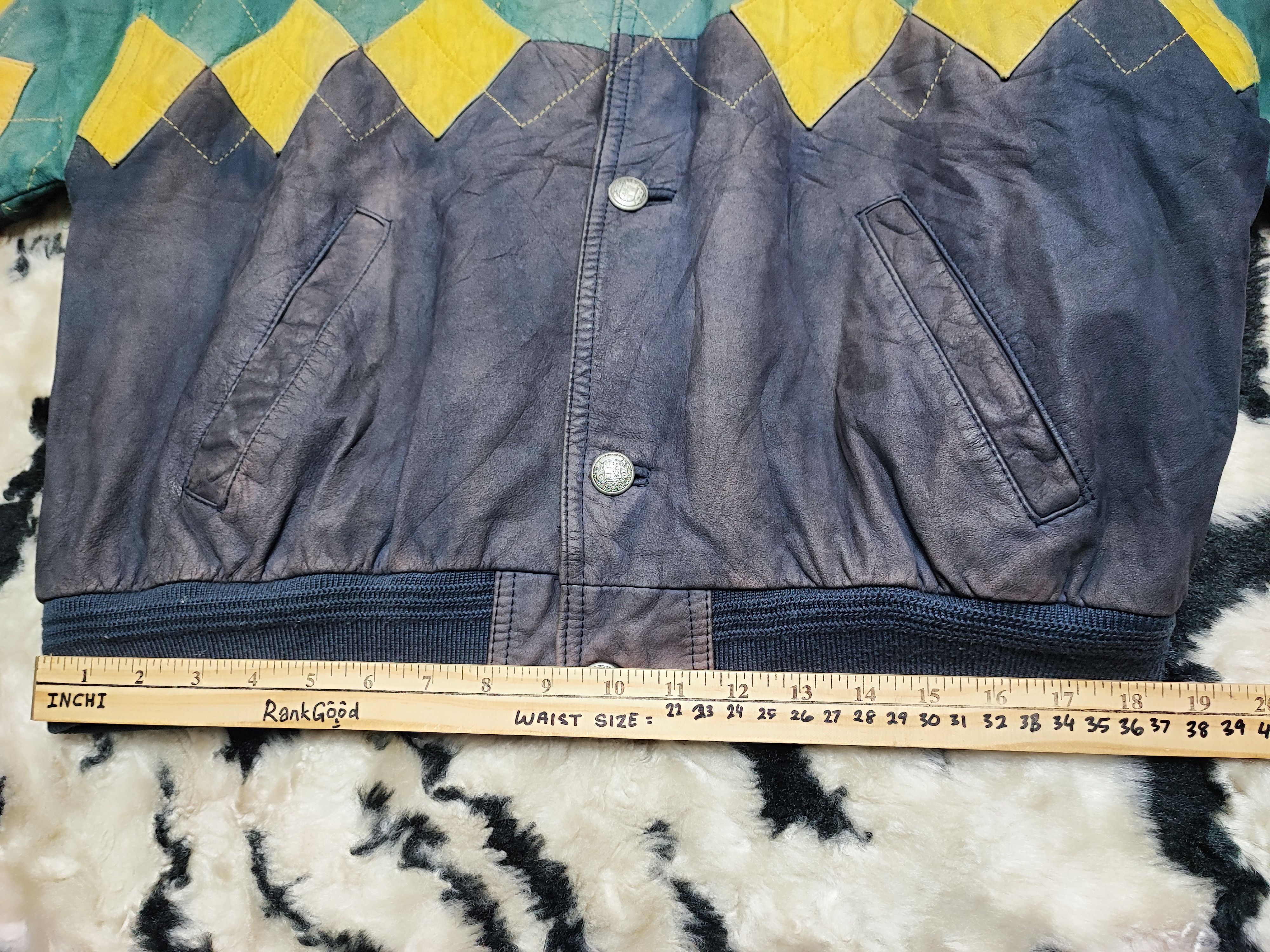 Genuine Leather Vintage 80's "Echtes Leder" Genuine Leather Motorcycle Biker Size US L / EU 52-54 / 3 - 10 Thumbnail