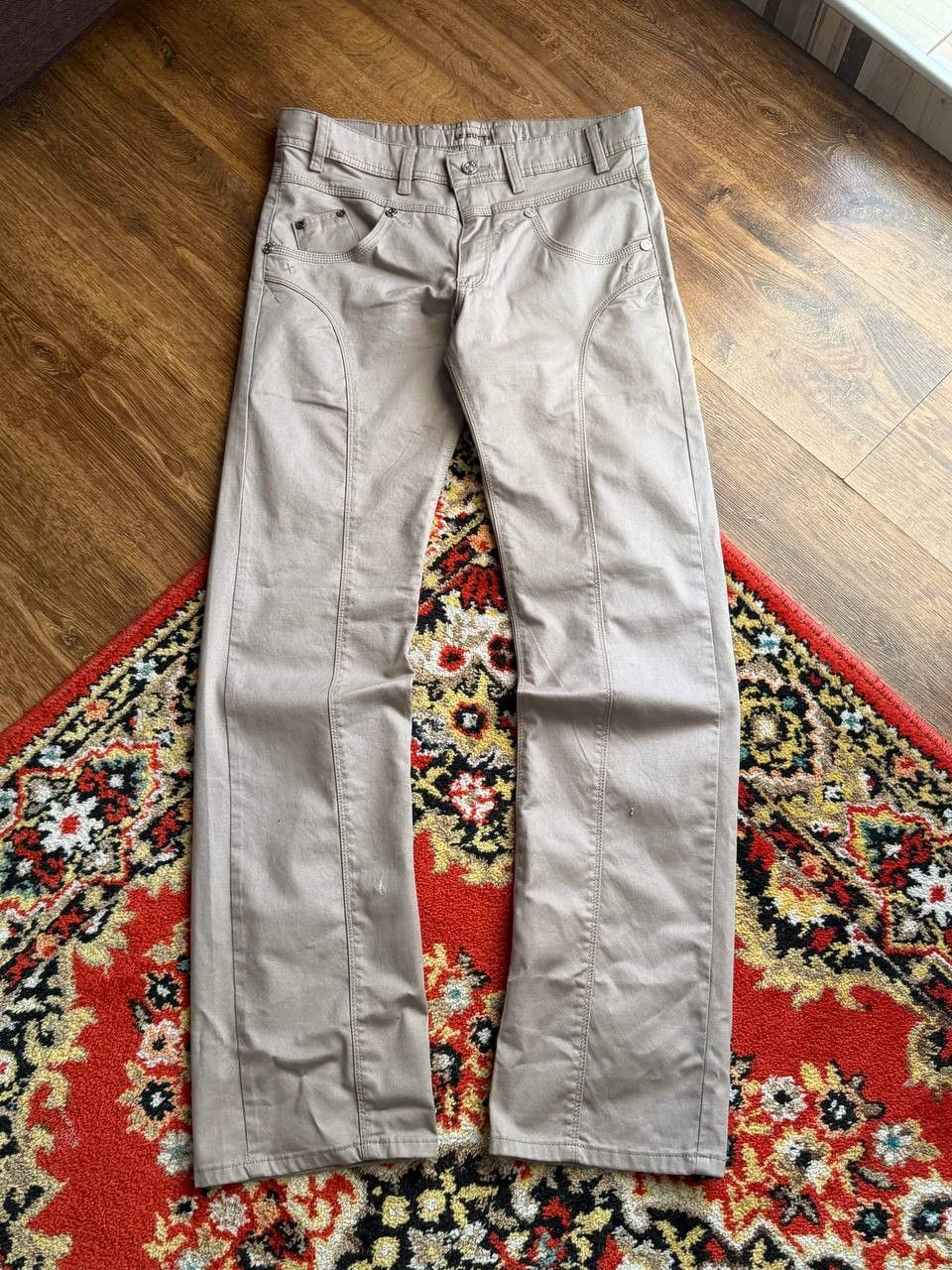 Hysteric Glamour VTG Flared Bootcut Baggy Balenci Style Y2K Avant-Garde Size US 31 - 11 Thumbnail