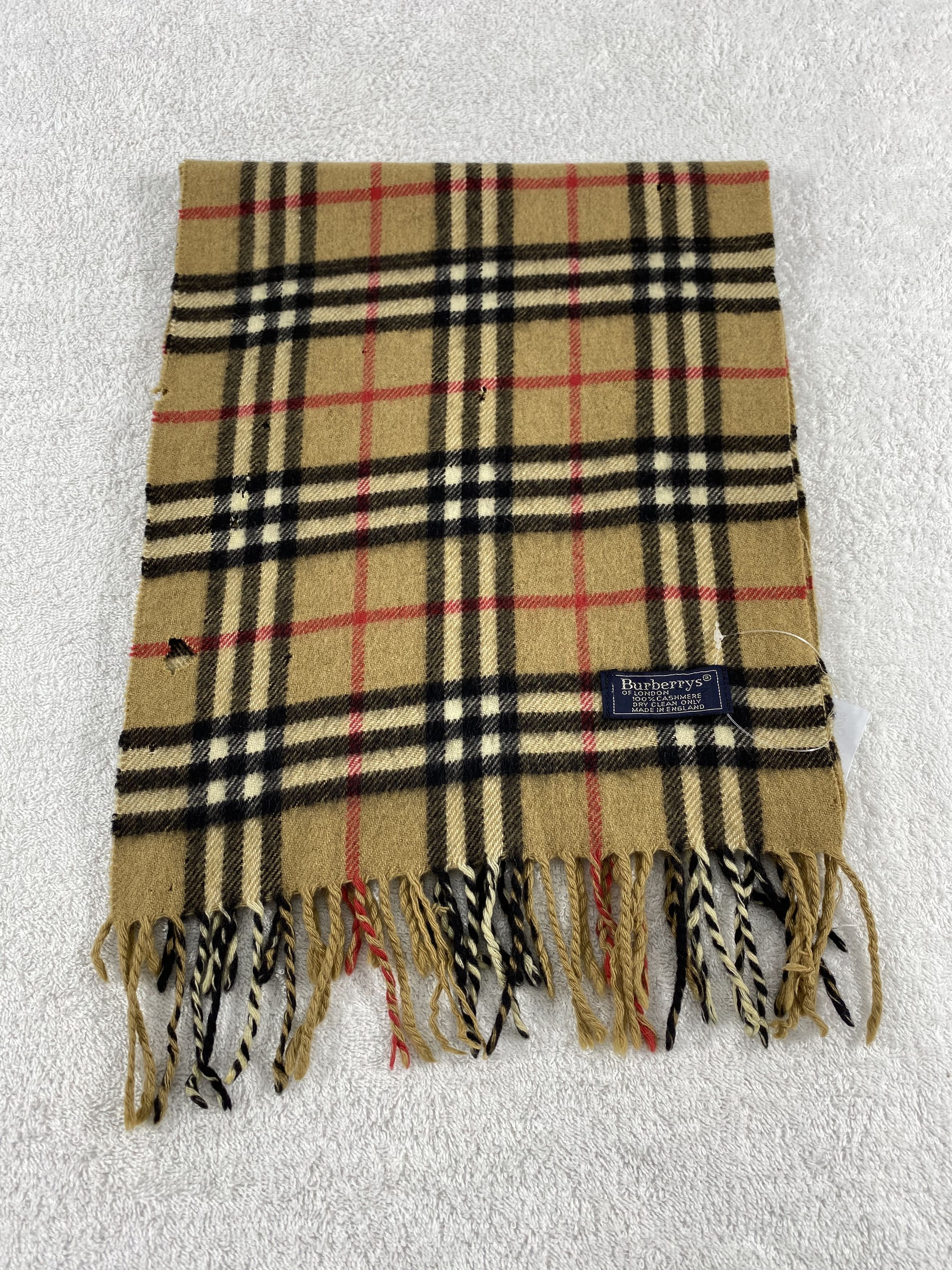 Burberry Vintage Burberry Scarf/Muffler/Neckwear MF710 Size ONE SIZE - 2 Thumbnail