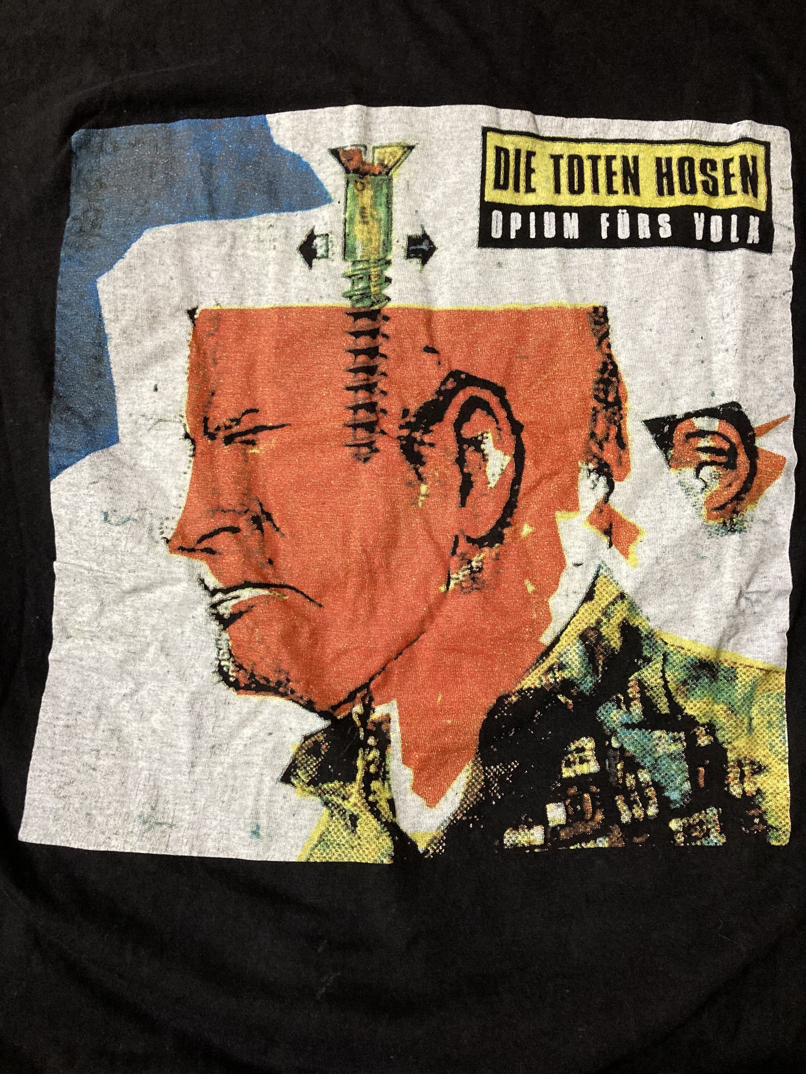 Band Tees Die Toten Hosen Opium Furs Volk Rare Vintage T-shirt Size US M / EU 48-50 / 2 - 4 Thumbnail