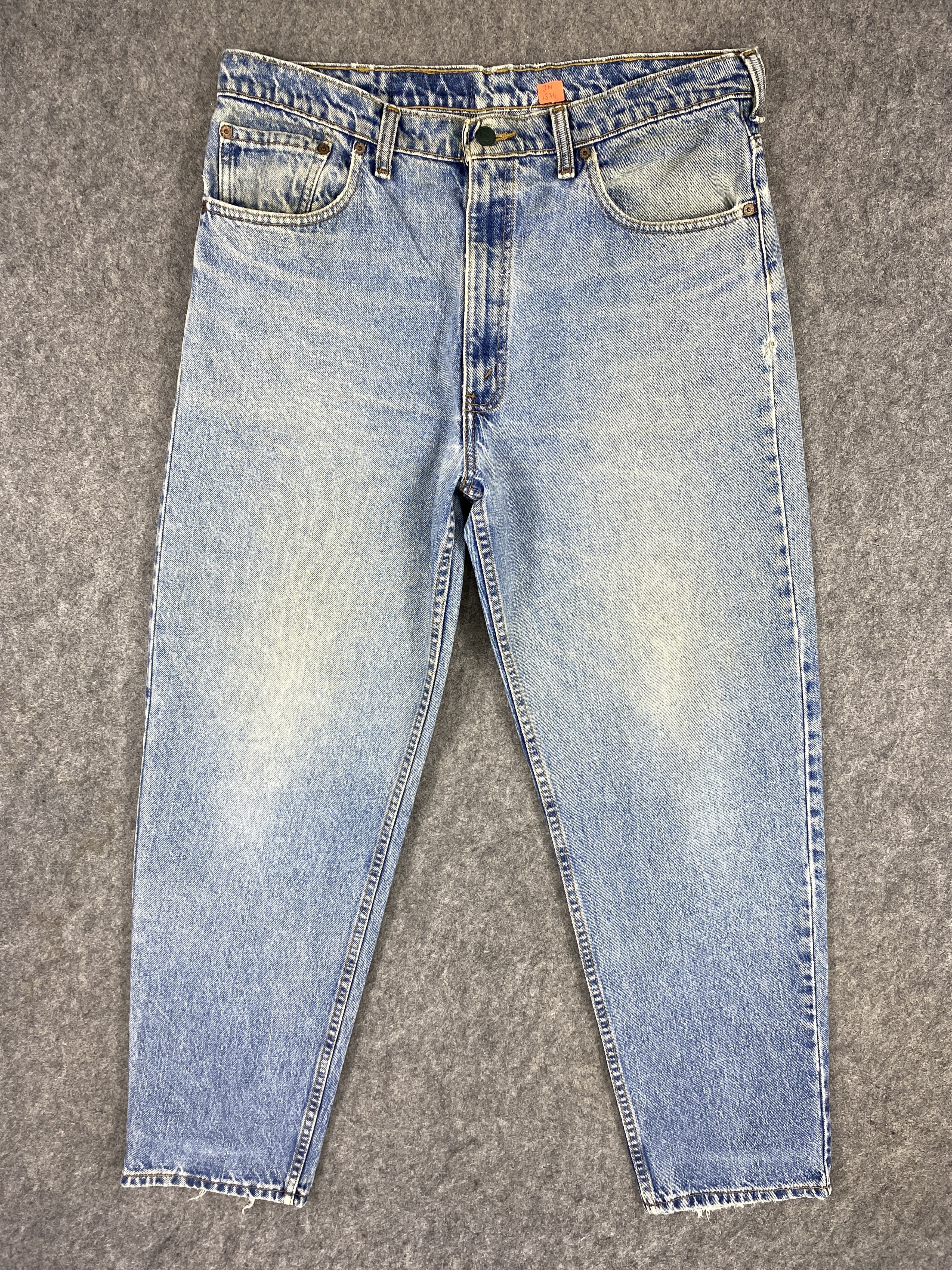 image of Distressed Denim x Levis Light Blue Wash Vintage Levi's 550 37X31 Denim -Jn1876, Men's
