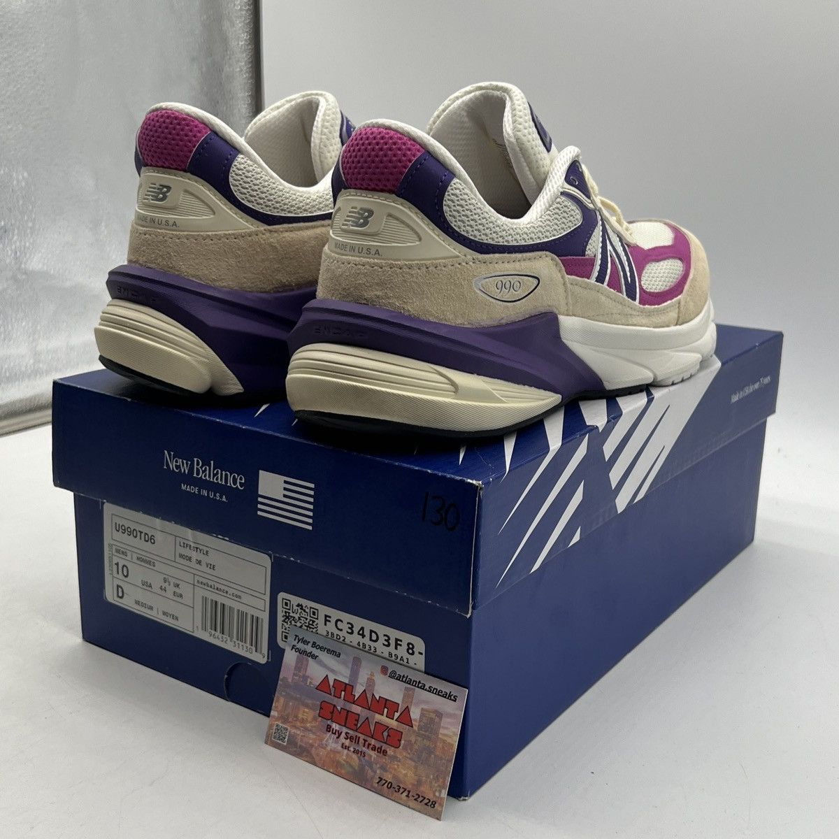New Balance Teddy Santis x 990v6 macadamia nut magenta Size US 10 / EU 43 - 5 Thumbnail
