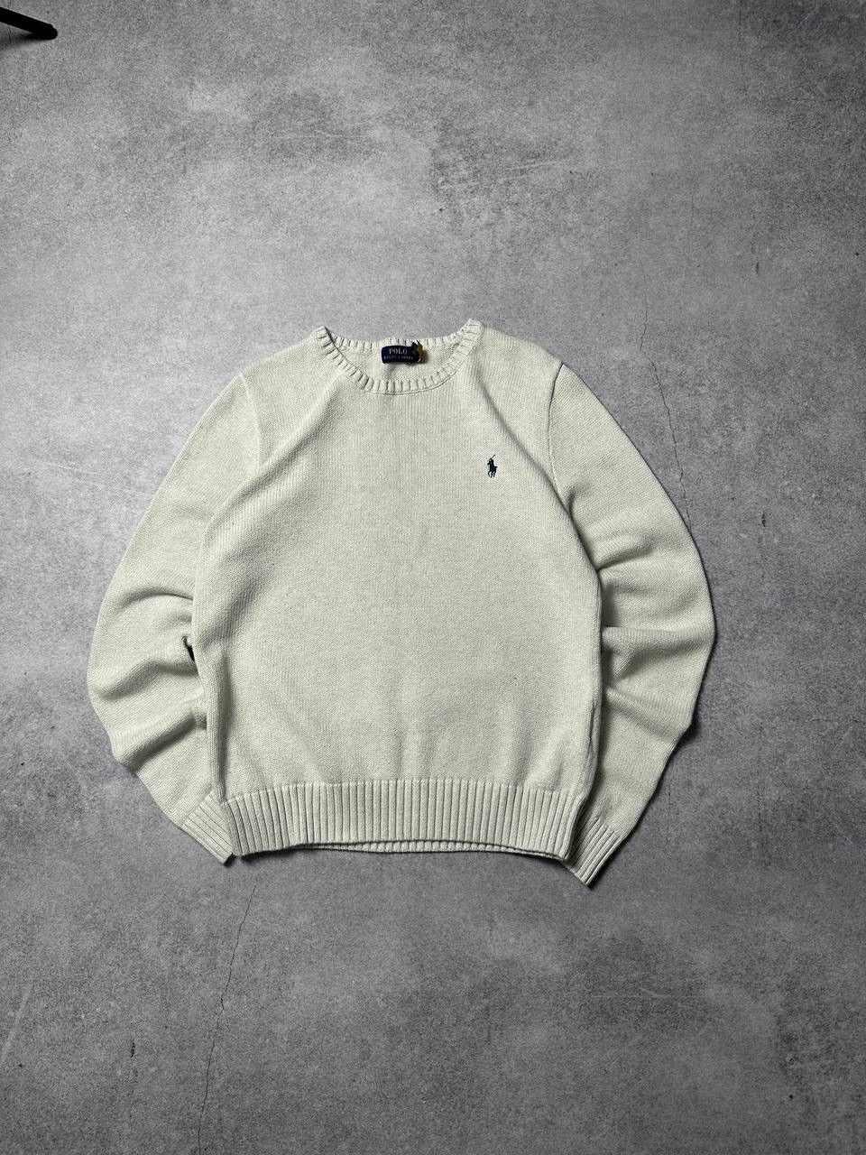 Polo Ralph Lauren × Vintage Vintage 2000’s Polo Ralph Lauren Small Pony Knitted Sweater Size L / US 10 / IT 46 - 1 Thumbnail