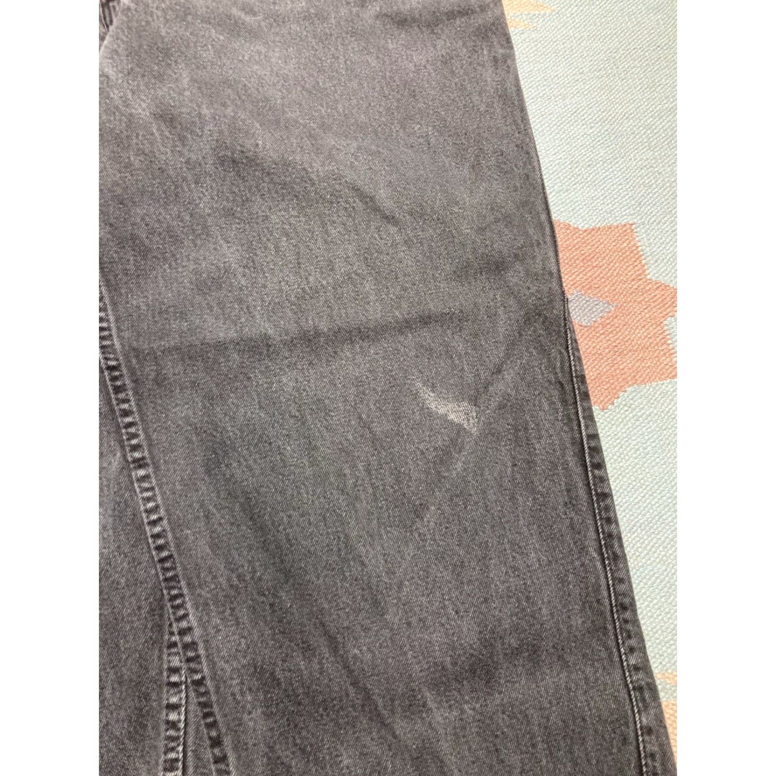 Levi's VINTAGE Levi’s 545 Jeans Wide-Leg Baggy Black 42x30 Mens Levis 545 Skater Brown Tab Size US 42 / EU 58 - 7 Thumbnail