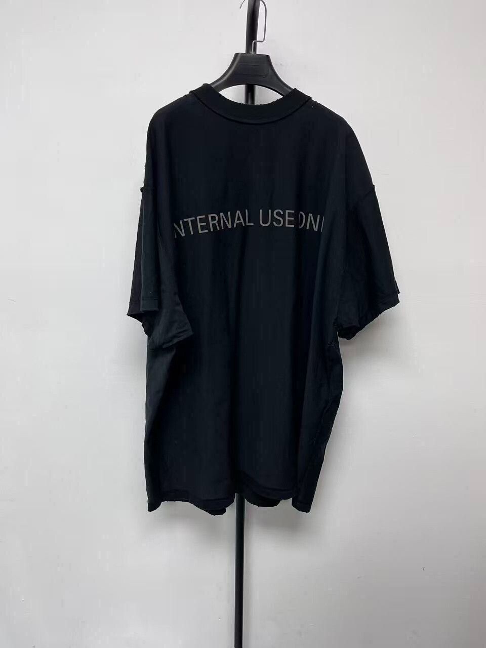 Balenciaga balenciaga black short sleeve crew neck t-shirt Size US M / EU 48-50 / 2 - 1 Thumbnail