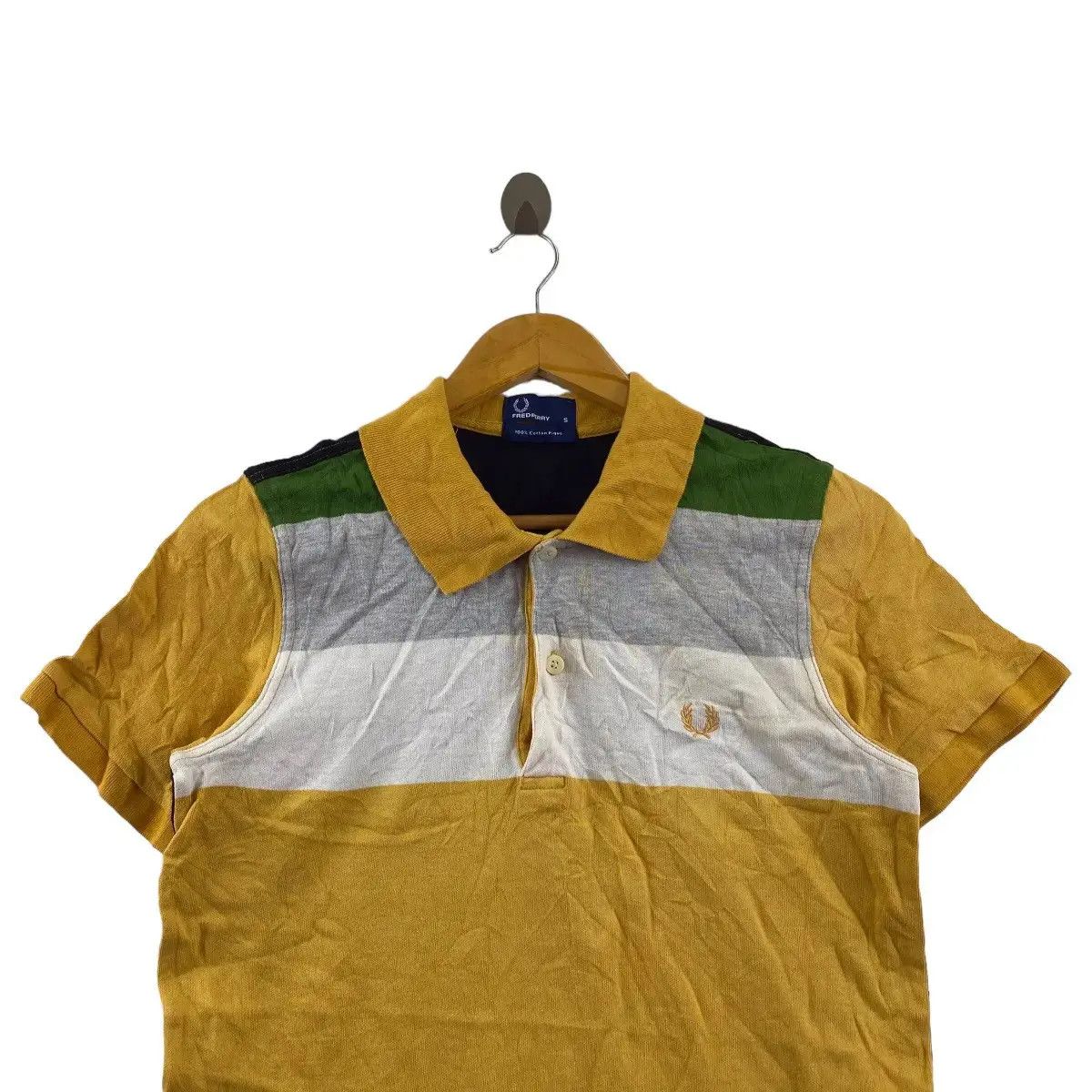 Fred Perry FRED PERRY UK Laurel Wreath Embroidered Logo Polo Tee Shirt Size S / US 4 / IT 40 - 2 Thumbnail