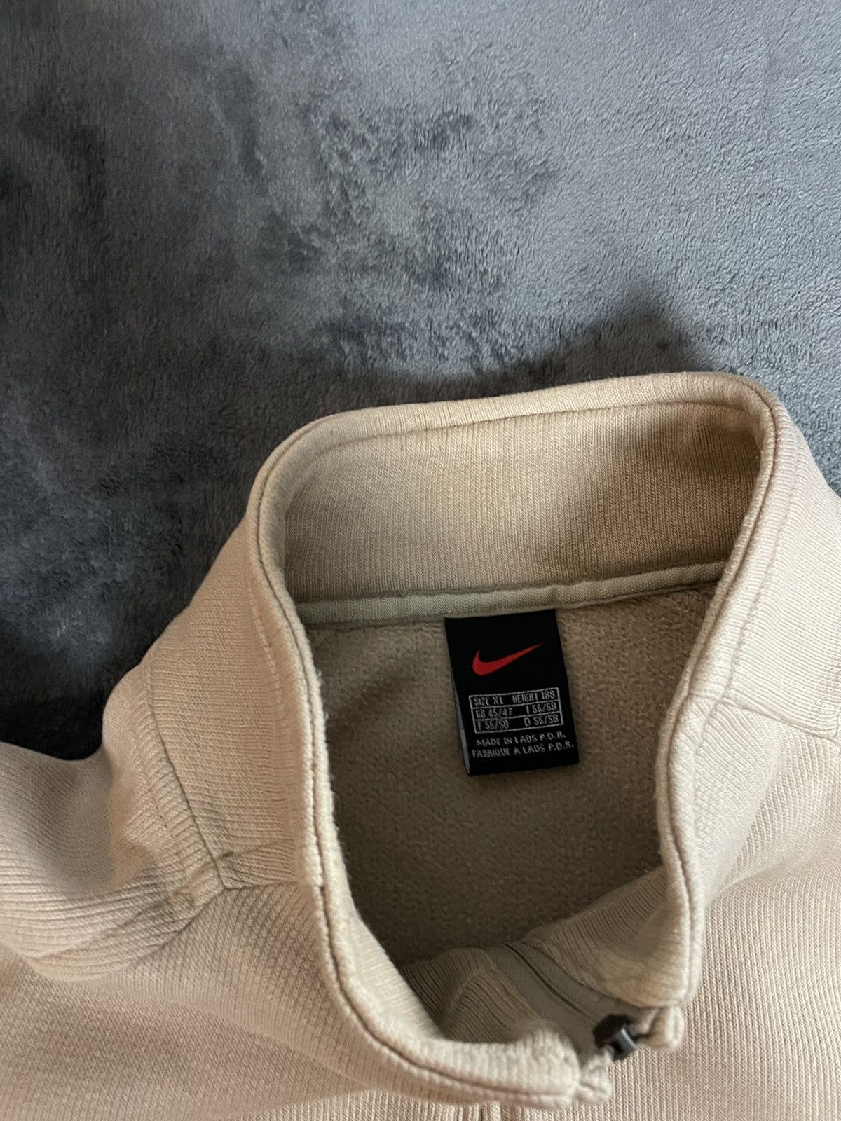 Nike × Vintage 90s Nike Vintage 1/3 Zip Pullover Sweatshirt Oversize Size US XL / EU 56 / 4 - 8 Thumbnail