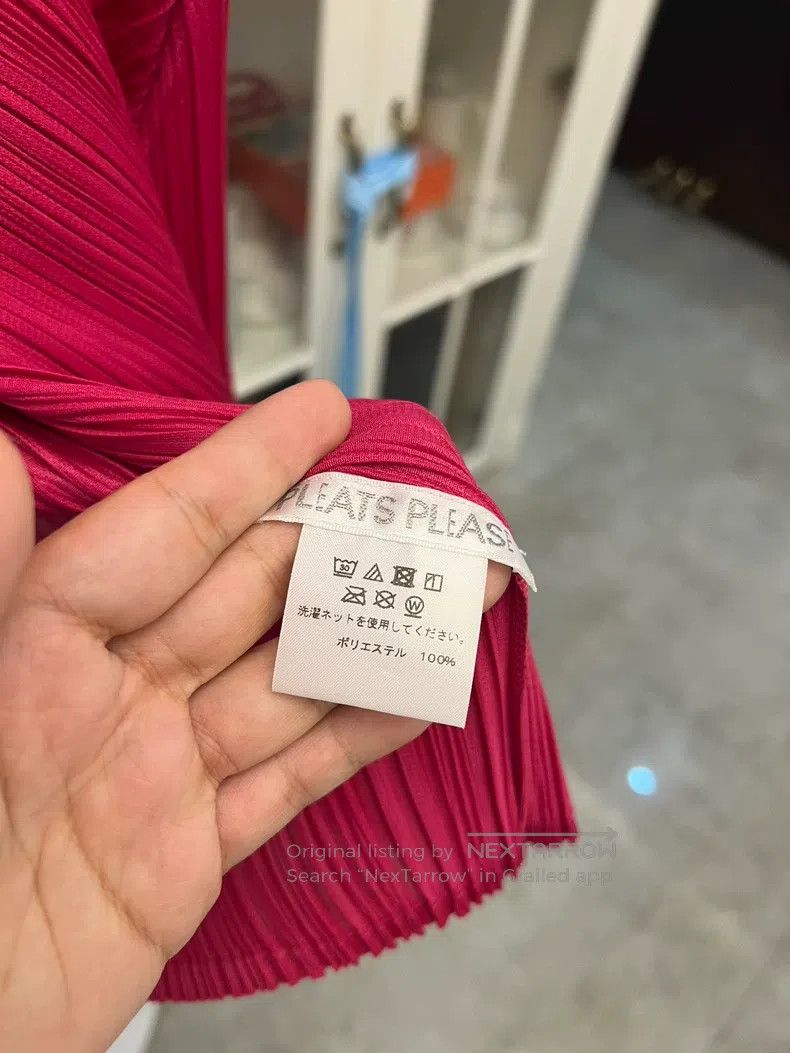 Issey Miyake Issey Miyake Twill Irregular 3/4 Sleeve Top Size L / US 10 / IT 46 - 3 Thumbnail