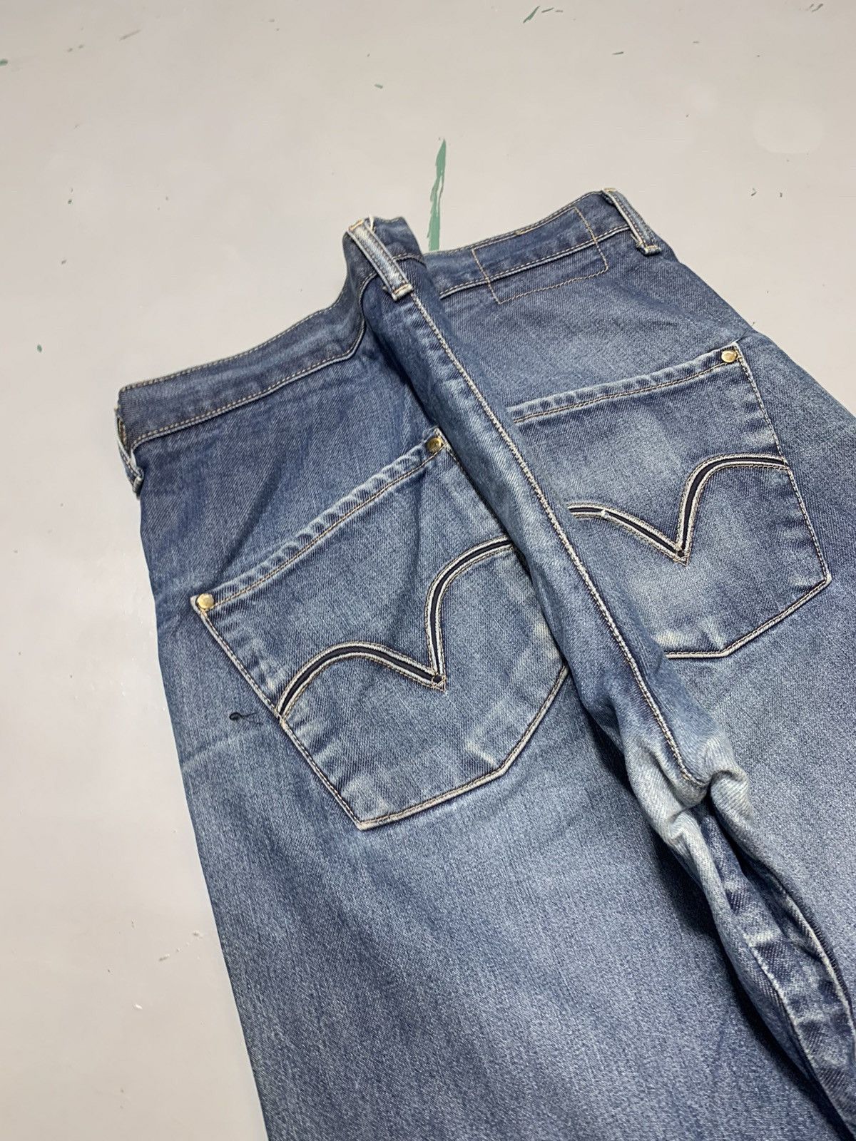 Levi's Vintage Levi’s engineer jeans denim Size US 34 / EU 50 - 4 Thumbnail