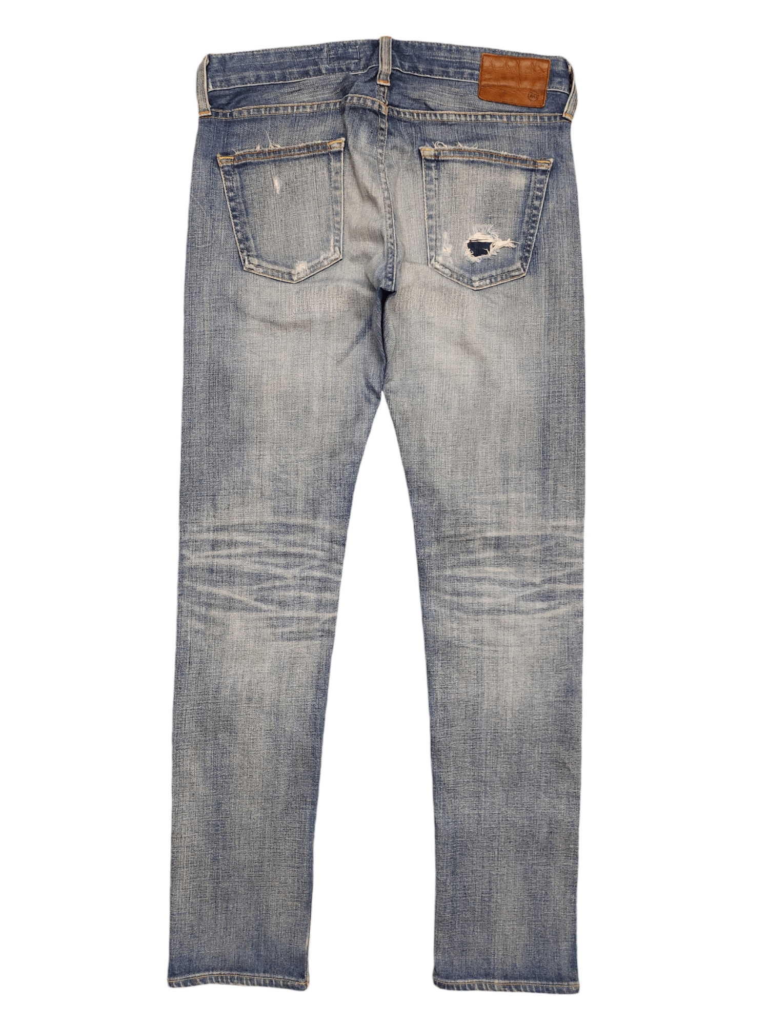 Kapital AG Adriano Goldschmied Clawmark Distress Patchwork Jeans Y2k Size US 31 - 13 Thumbnail