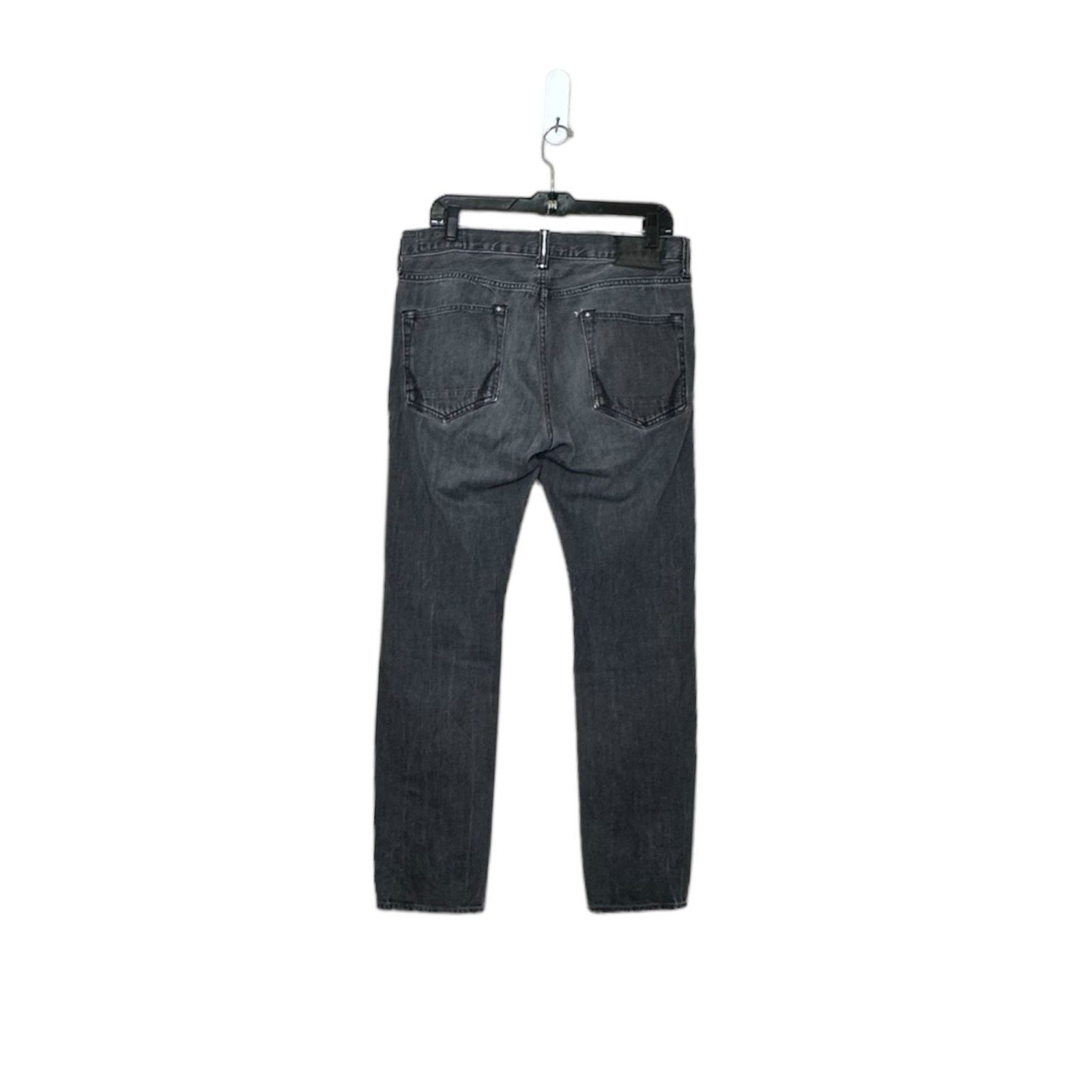 Allsaints All Saints 607 black wash straight leg jeans size 34 Size US 34 / EU 50 - 9 Thumbnail