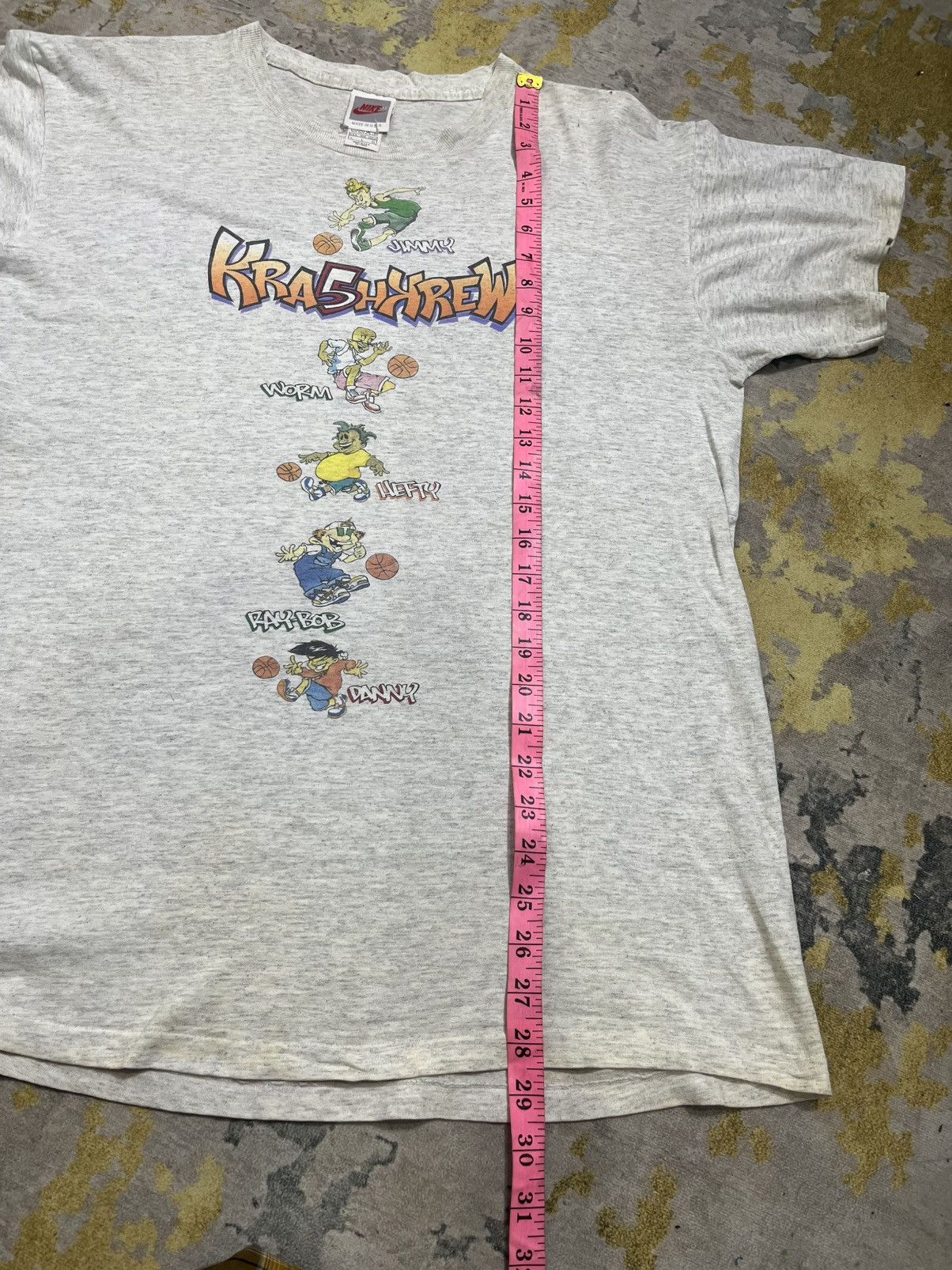 Vintage SUPER RARE!!!VTG NIKE KRASHKREW Tshirt Size US L / EU 52-54 / 3 - 11 Thumbnail