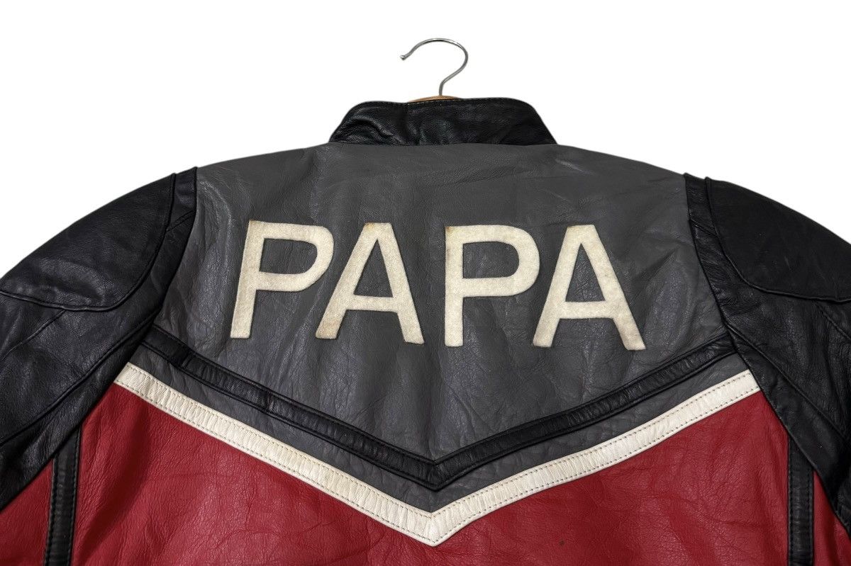 Japanese Brand Ultraman Dyna Bandai Type SG03 Combat Cowhide Leather Jacket Size US L / EU 52-54 / 3 - 19 Thumbnail
