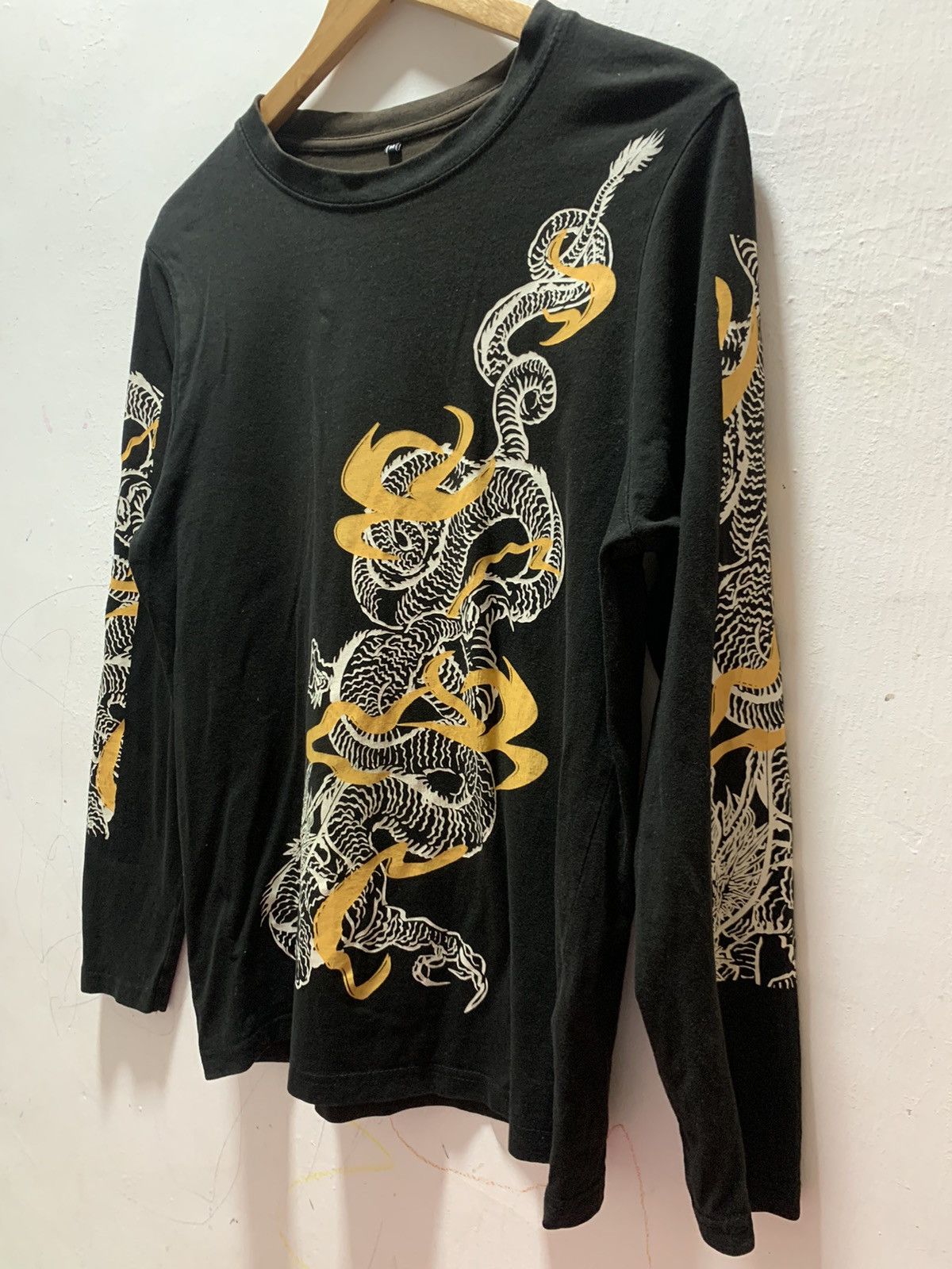 Japanese Brand Sukajan Traditional Design Dragon Ifsixwasnine Longsleeve Size US M / EU 48-50 / 2 - 3 Thumbnail
