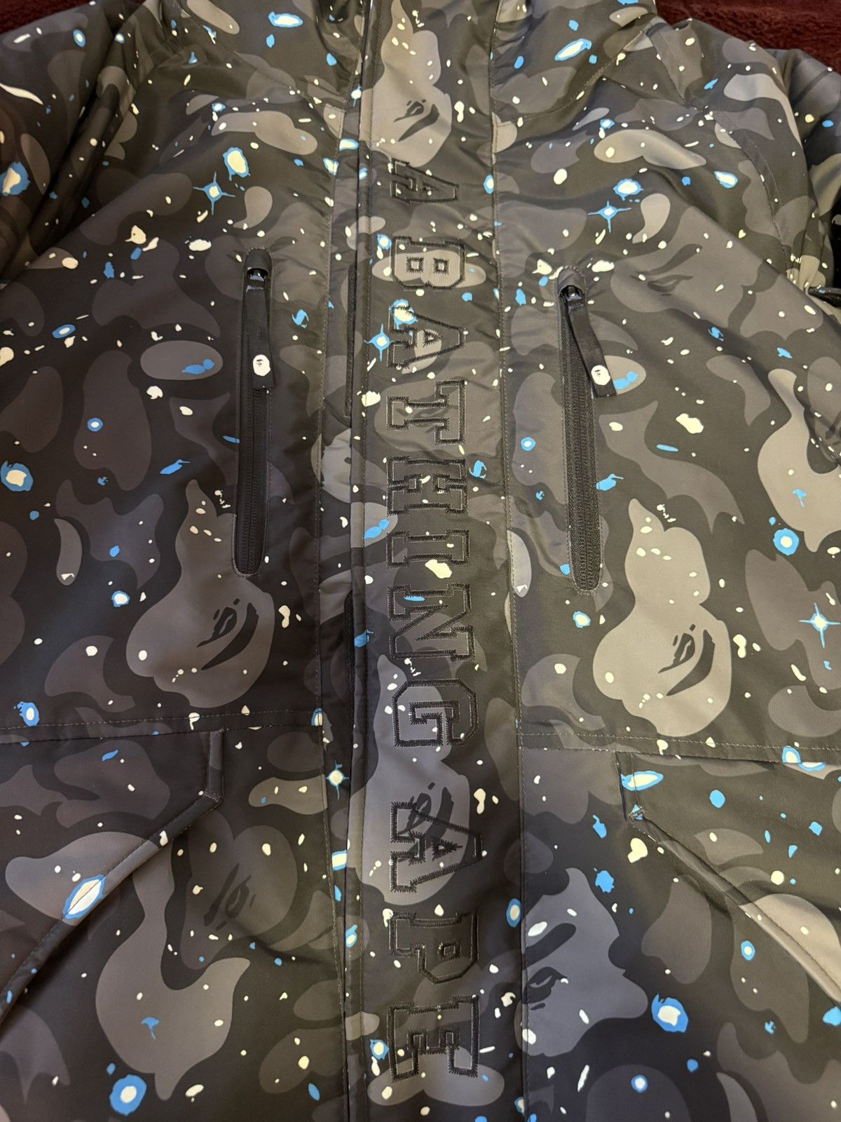 Bape BAPE Space Camo Military Loose Fit Hoodie Down Jacket Size US L / EU 52-54 / 3 - 2 Thumbnail