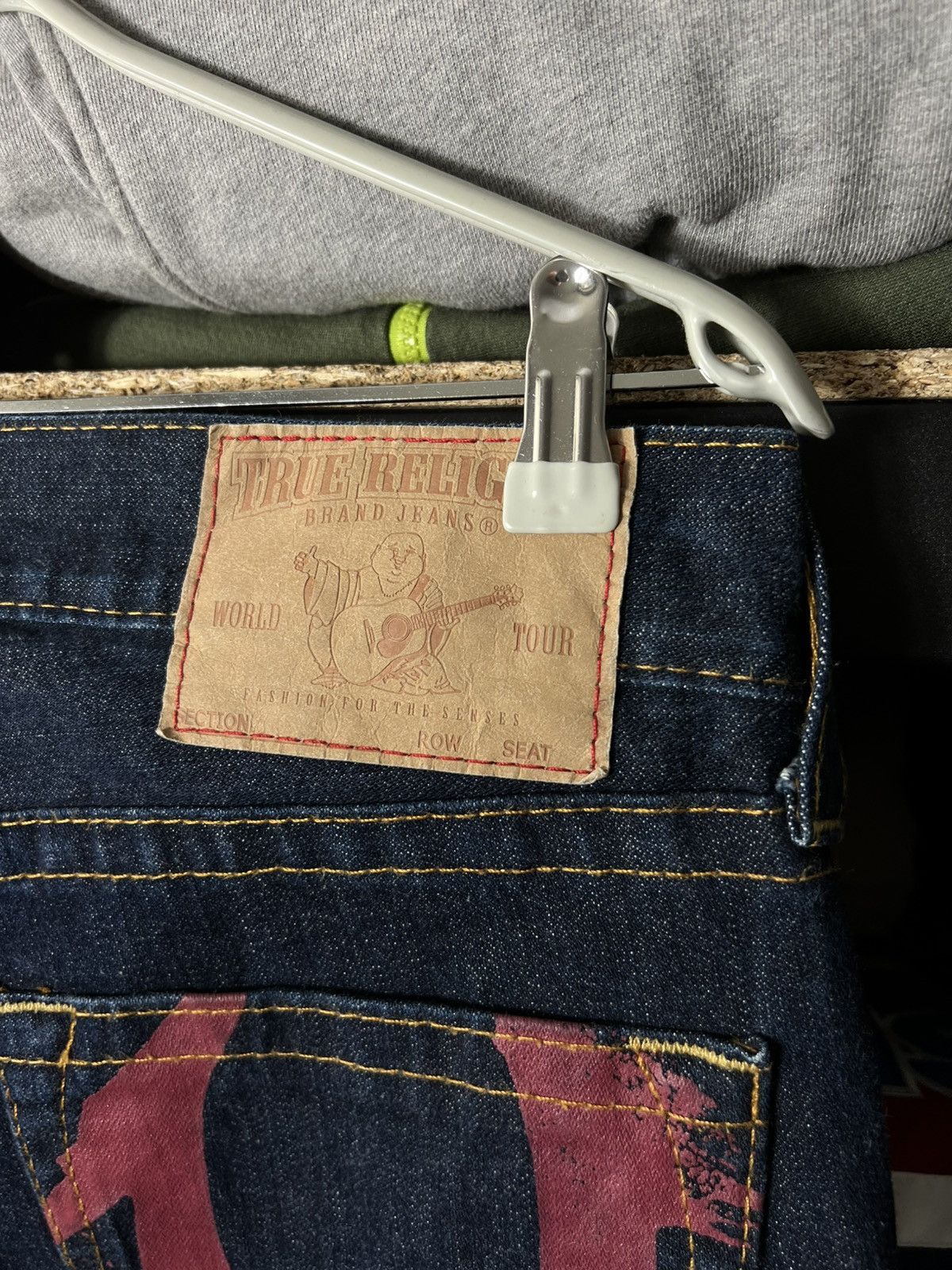 True Religion True Religion Big Logo Pocket Jeans USA Denim Y2K Size 31 Size US 31 - 5 Thumbnail