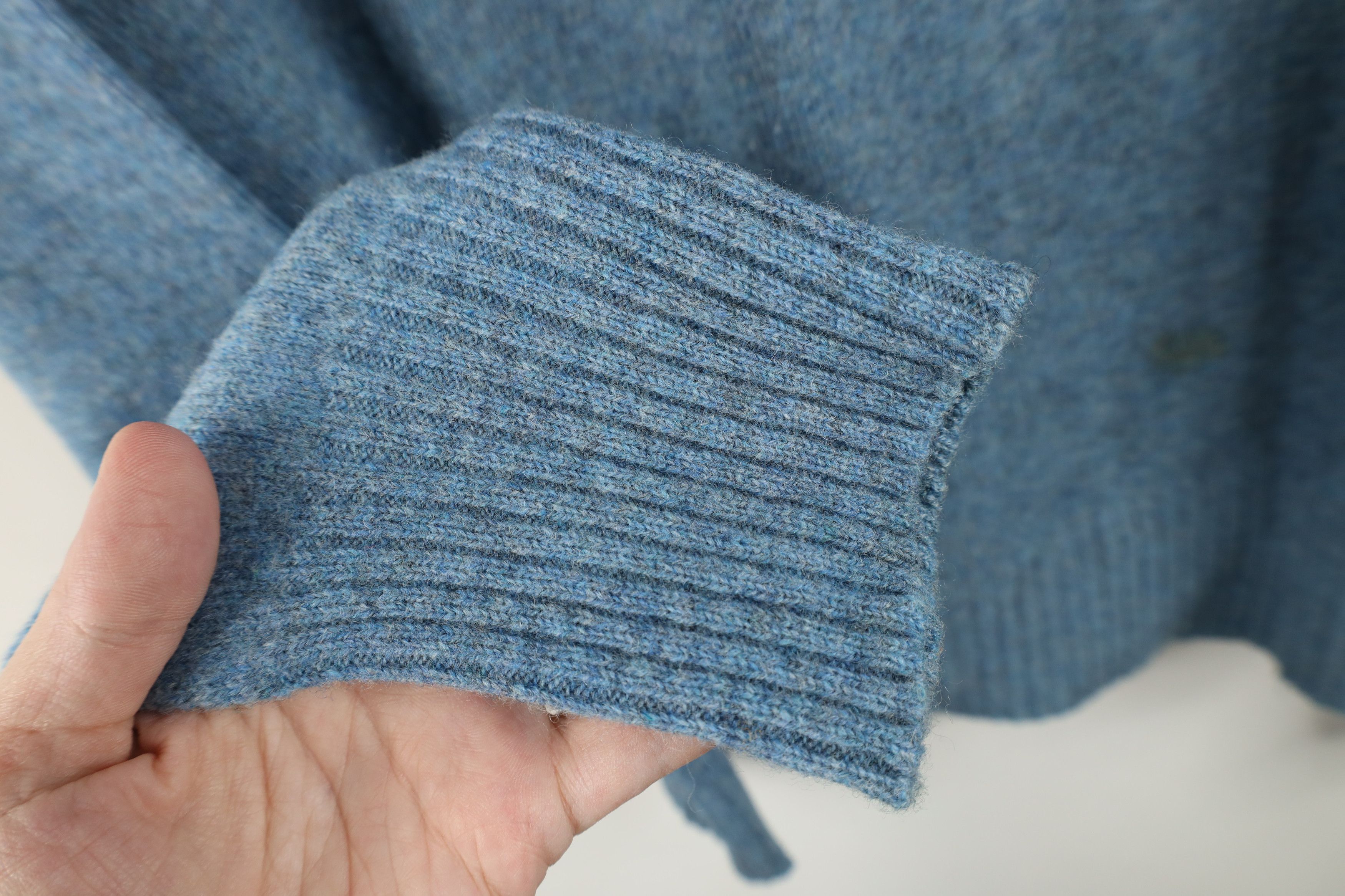 Vintage Vintage 70s Streetwear Blank Lambswool Knit V-Neck Sweater Size US XXL / EU 58 / 5 - 6 Thumbnail