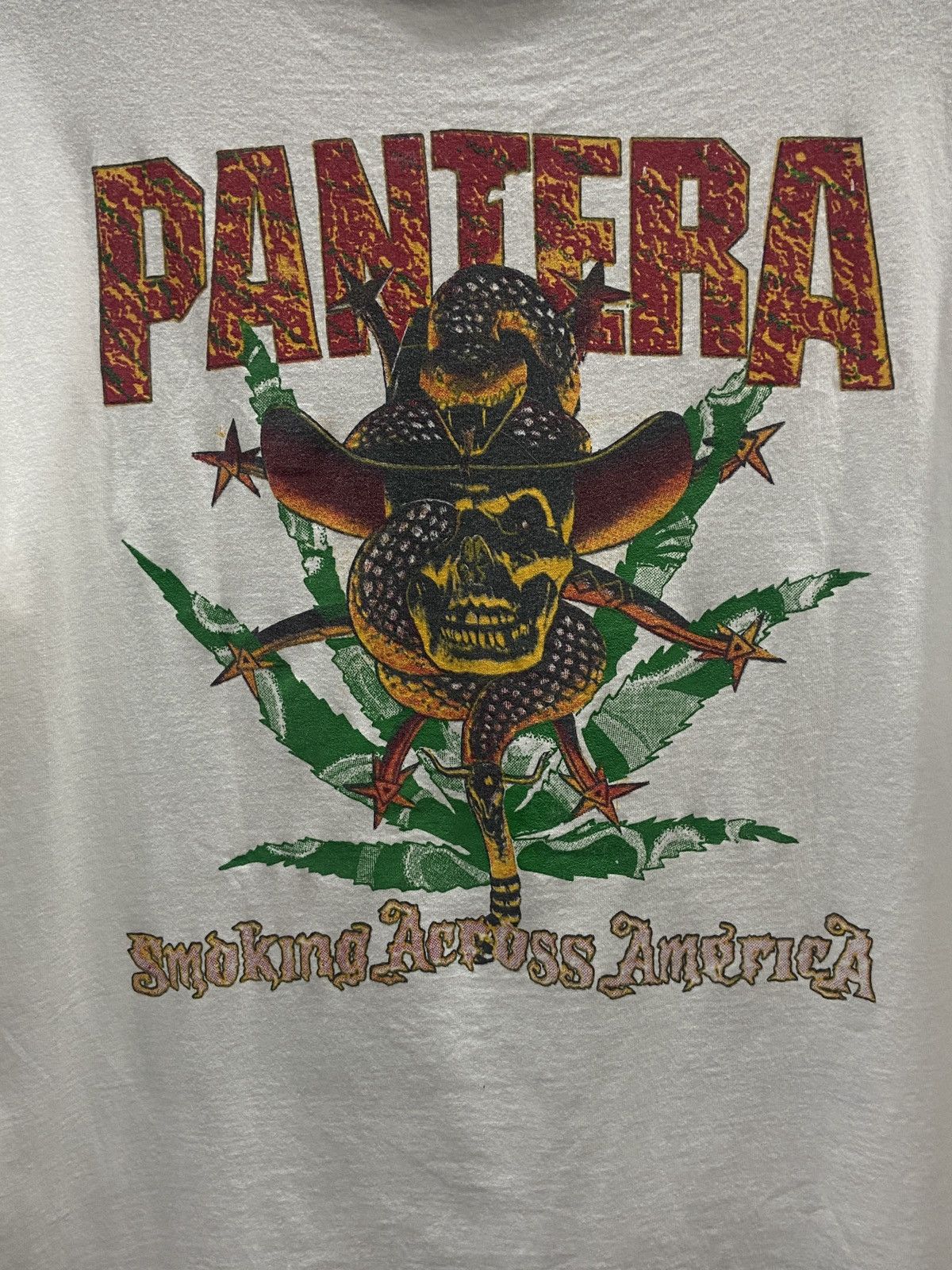 Band Tees × Vintage Vintage 1995s PANTERA ON TOUR America Metal Band T-SHIRT Size US L / EU 52-54 / 3 - 11 Thumbnail