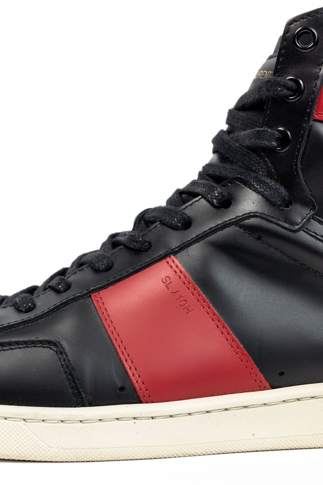 Saint Laurent Paris Saint Laurent SL/10H High Court Classic High-Top Sneakers Size US 10 / EU 43 - 8 Thumbnail