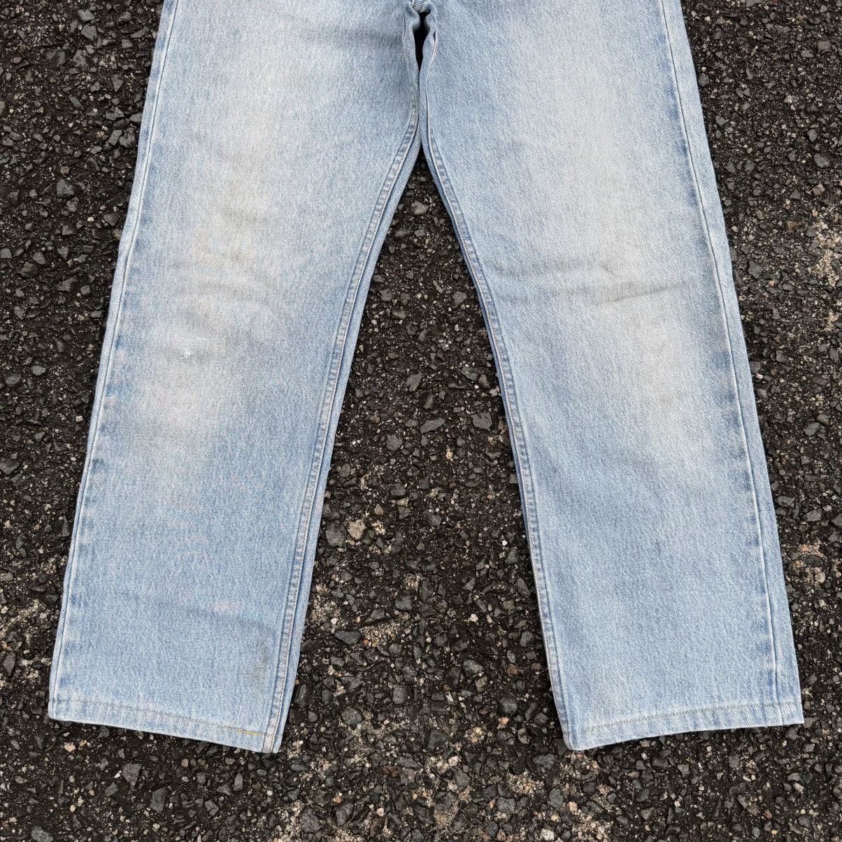 Japanese Brand W33 VINTAGE ORIGINAL DENIM STRAIGHT FADED JEAN PANTS Size US 33 - 4 Thumbnail