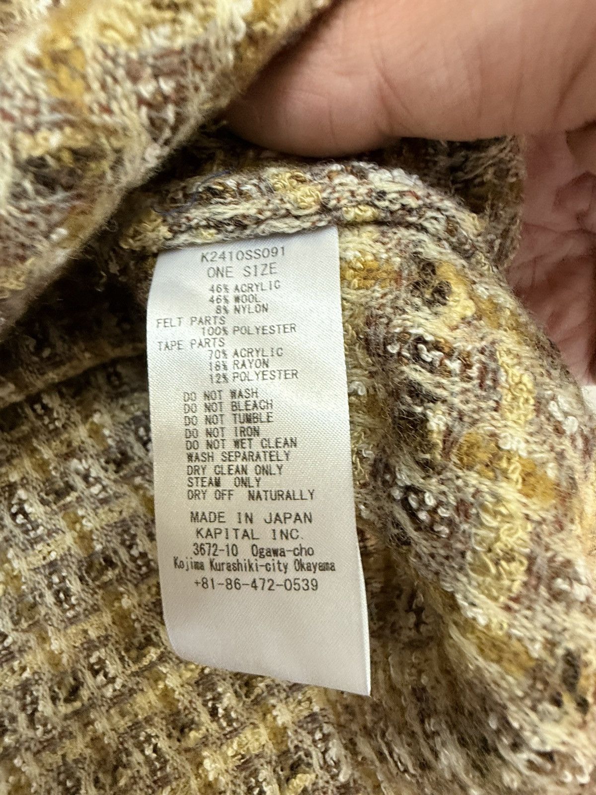 Kapital Kountry Great Kountry Appliquéd Embroidered Tweed Shirt Size US L / EU 52-54 / 3 - 3 Thumbnail