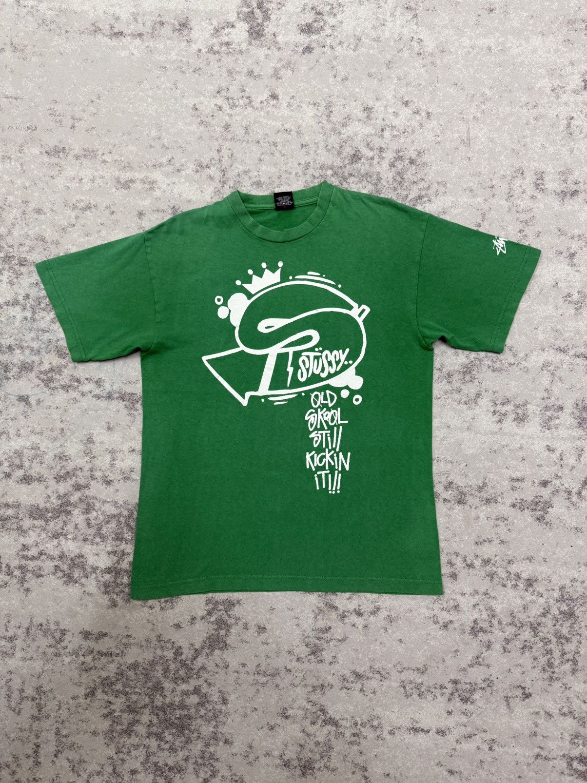 Stussy VINTAGE STUSSY OLD SKOOL STILL KICKIN IT GRAPHIC TSHIRT Size US M / EU 48-50 / 2 - 3 Thumbnail
