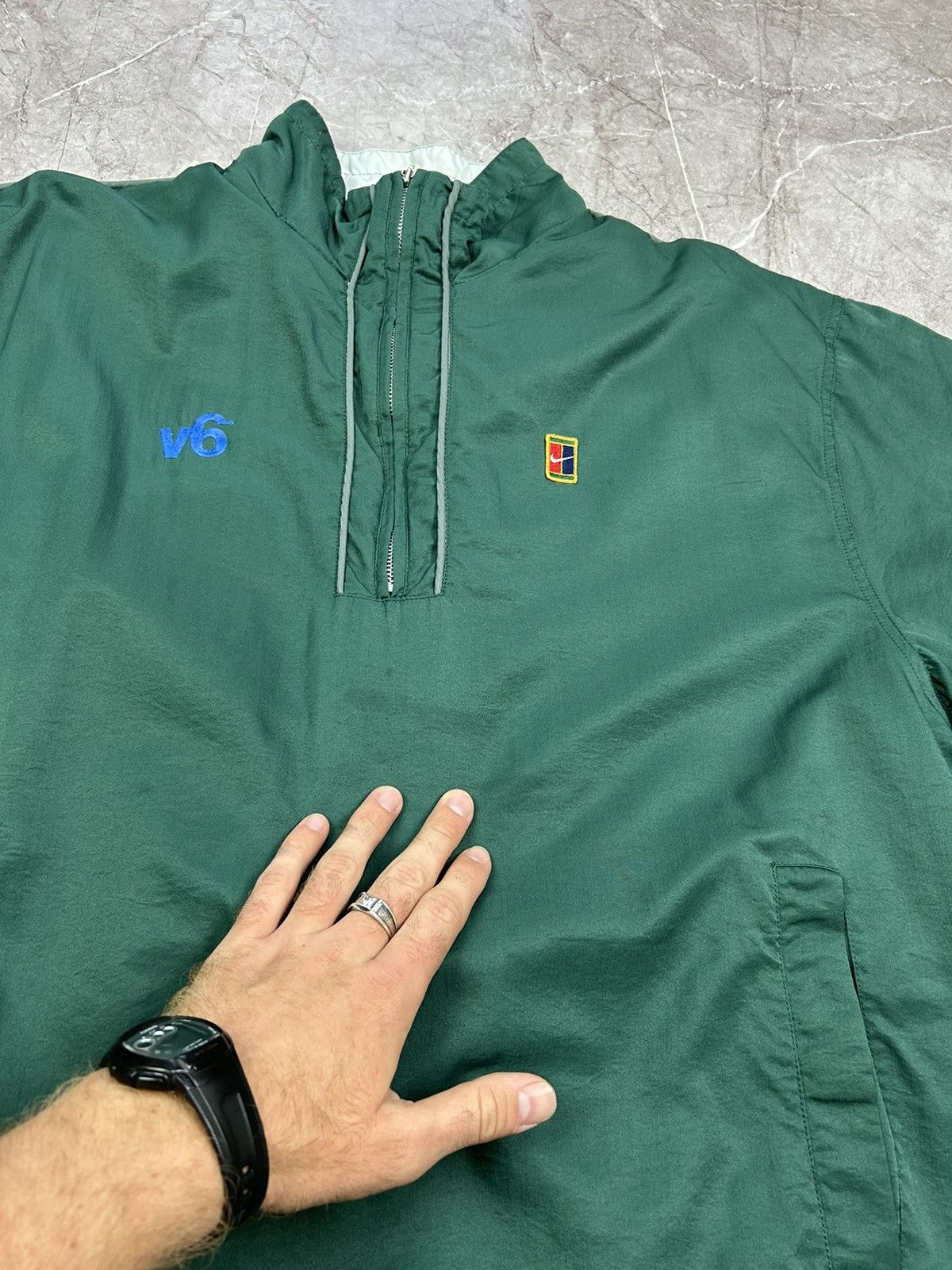Nike × Vintage Vintage Nike Challenge Court Jacket Size M Size US M / EU 48-50 / 2 - 14 Thumbnail