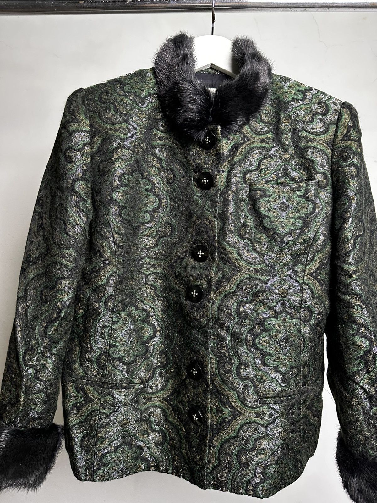 Pierre Balmain Pierre Balmain Paris Fur Crafted Brocade Jacket Size M / US 6-8 / IT 42-44 - 5 Thumbnail