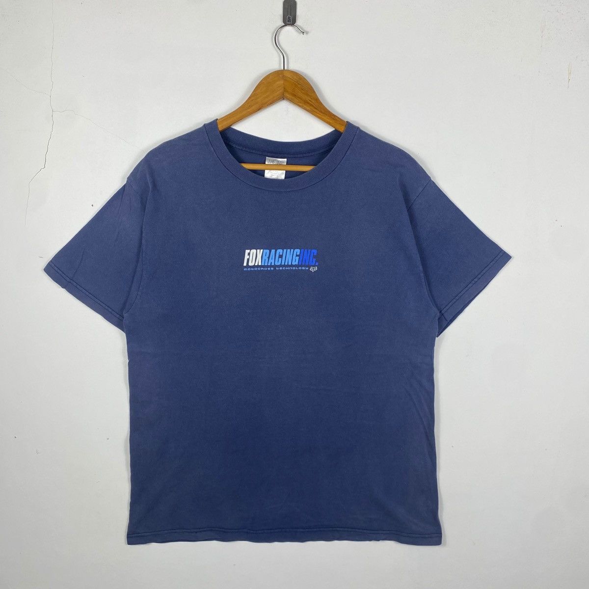 Fox Racing Vintage 00s FOX RACING Motocross Technology Graphic Faded Size US M / EU 48-50 / 2 - 4 Thumbnail