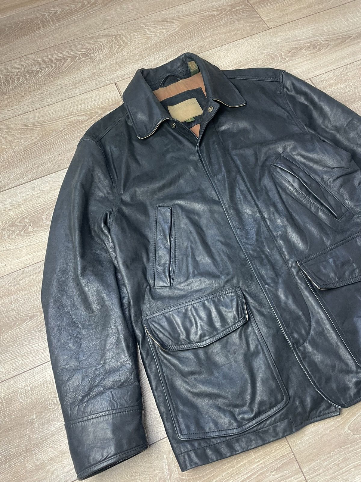 Timberland Timberland Black vintage lather jacket S Men Size US S / EU 44-46 / 1 - 3 Thumbnail