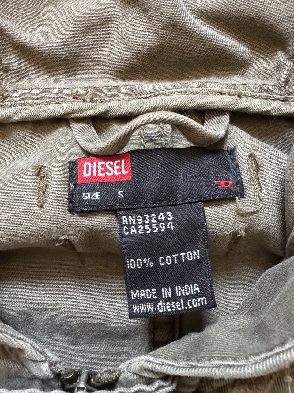 Diesel Vintage DIESEL Fishtail Coat Jacket Archive Techwear Size US S / EU 44-46 / 1 - 8 Thumbnail