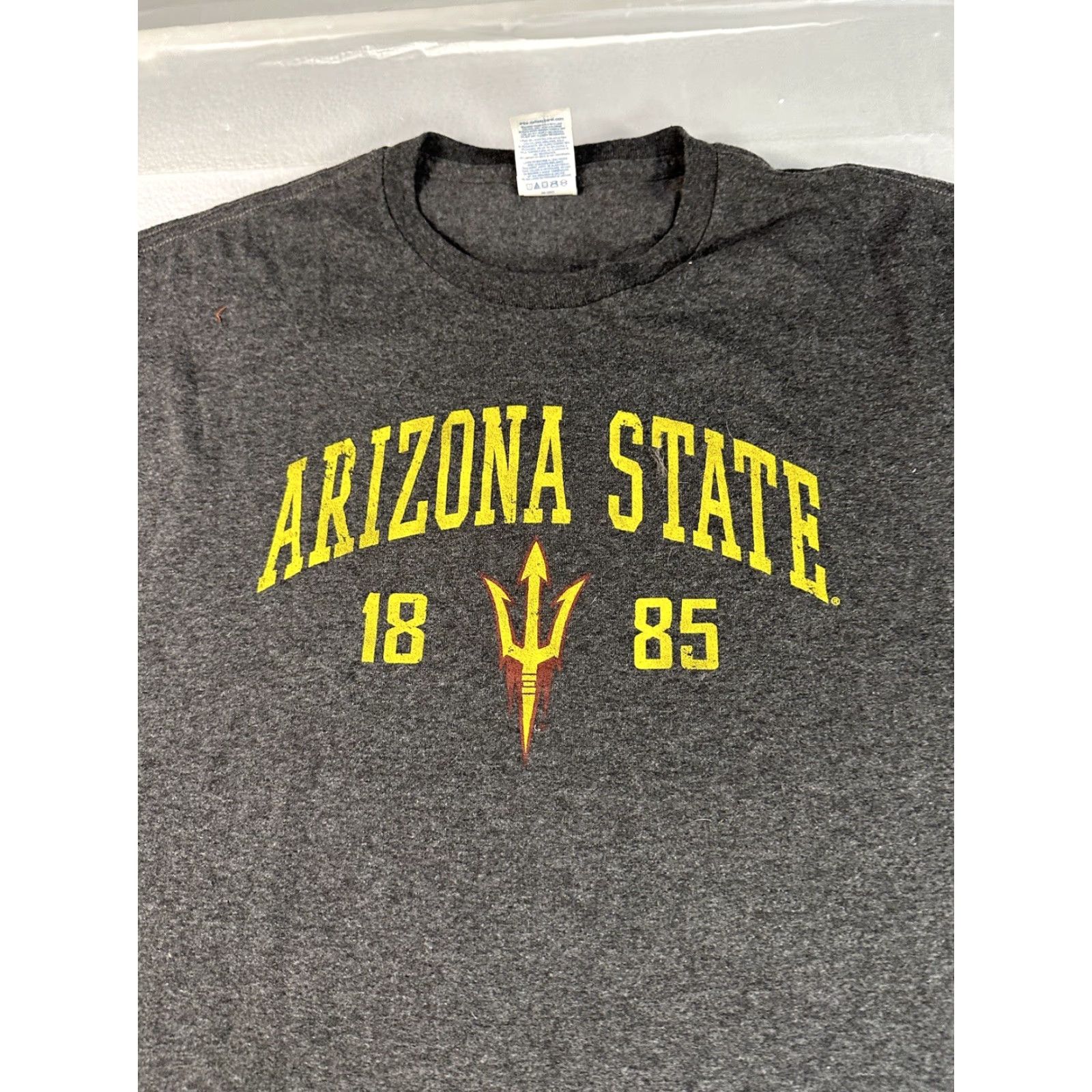 Vintage Nike Arizona State Sundevils T-Shirt 2XL Grey Crew Neck Short Sleeve Men XS? Size US XXL / EU 58 / 5 - 4 Thumbnail