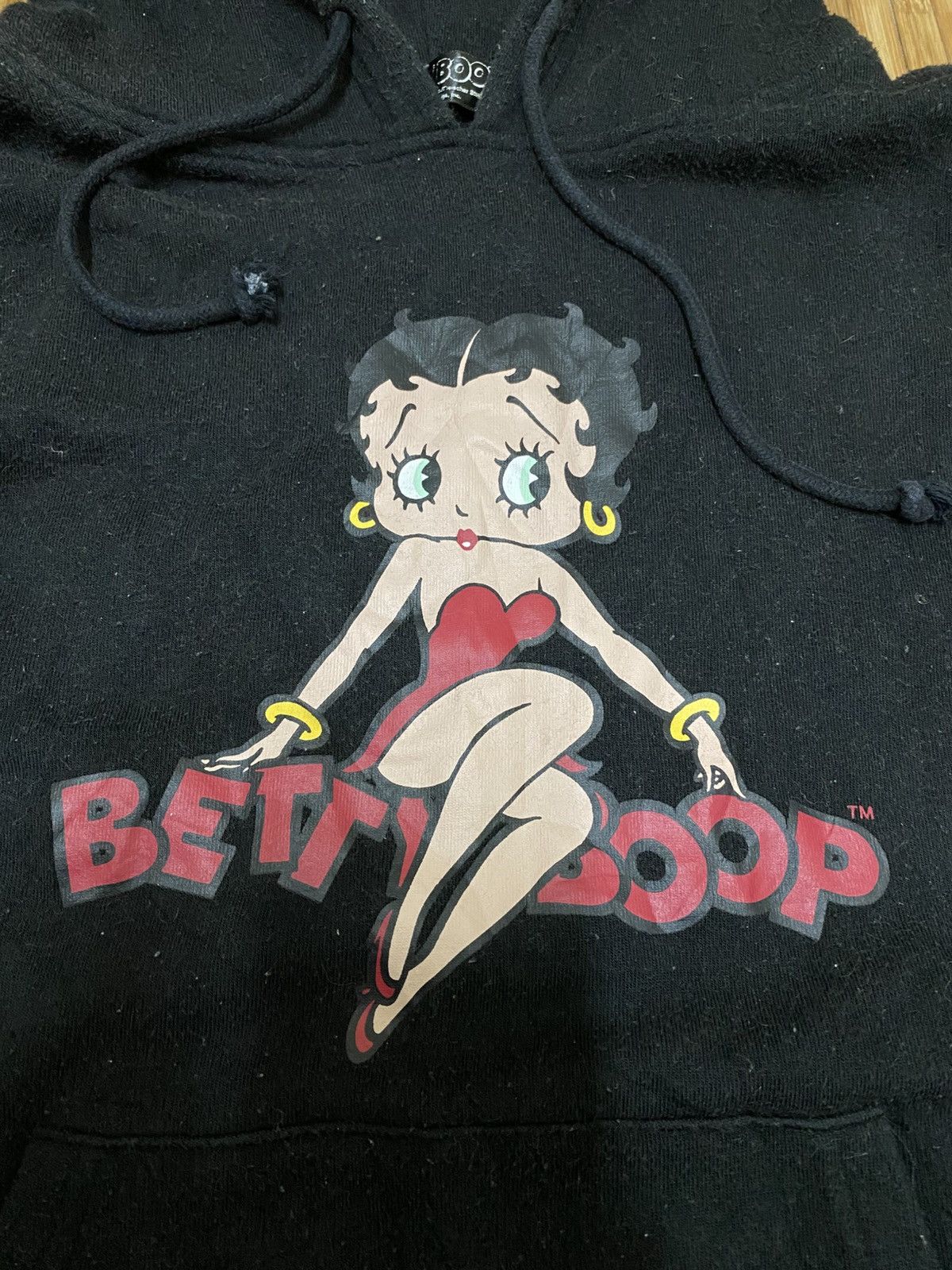 Japanese Brand × Vintage Vintage Betty Boop Black Hoodies Jacket (C4) Size US M / EU 48-50 / 2 - 3 Thumbnail