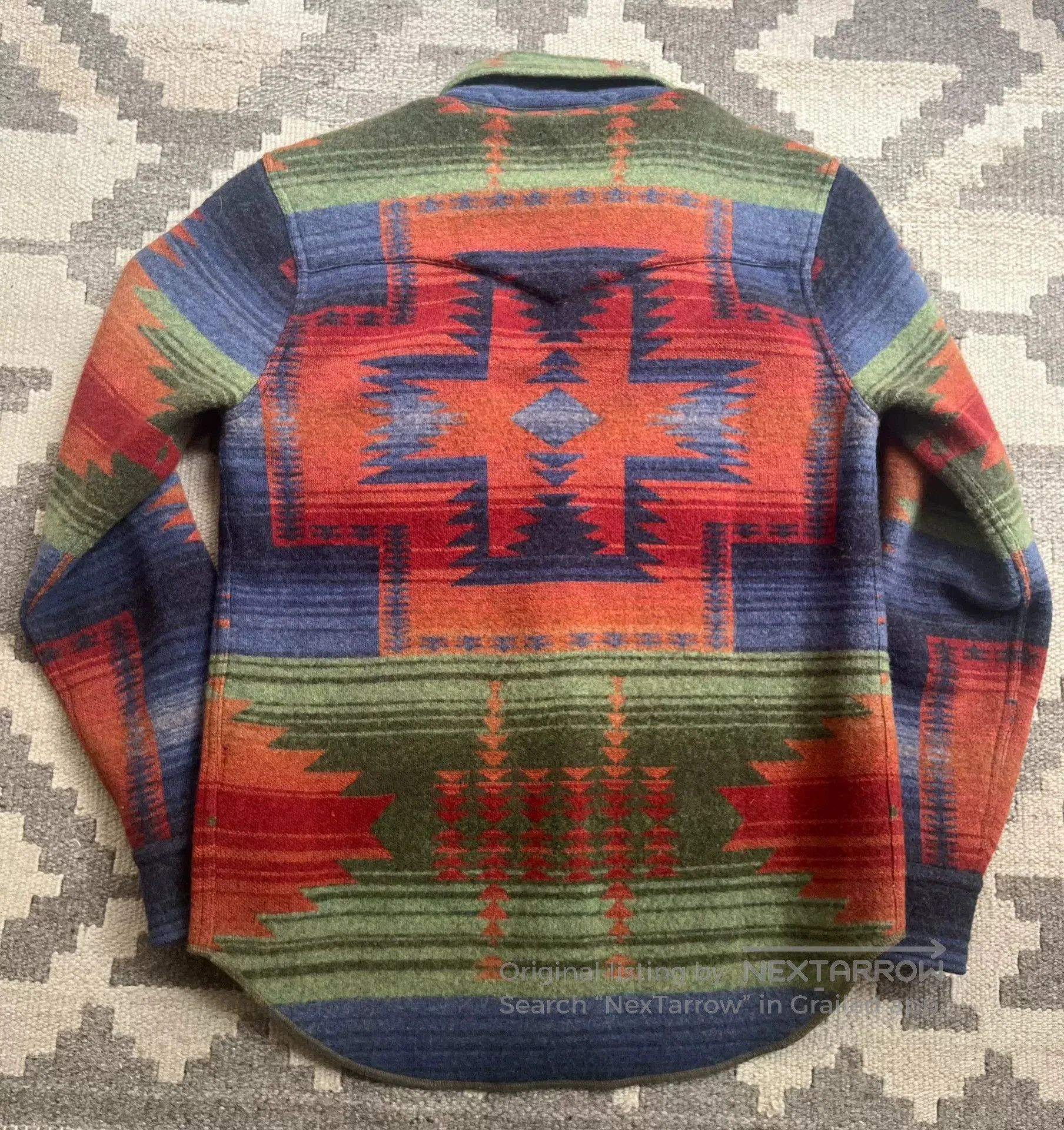 RRL Ralph Lauren Ralph Lauren RRL Wool Southwest Shirt. Size US M / EU 48-50 / 2 - 7 Thumbnail