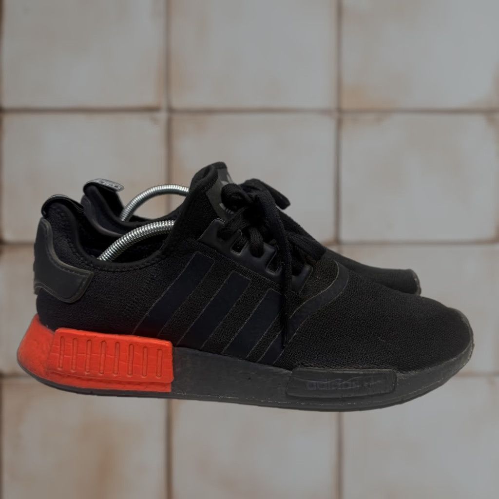 Adidas Adidas Originals NMD R1 Men Runner EE5107 Core Black Solar Red Japan Rare 13 Black Mens Sneakers Size US 13 / EU 46 - 1 Thumbnail