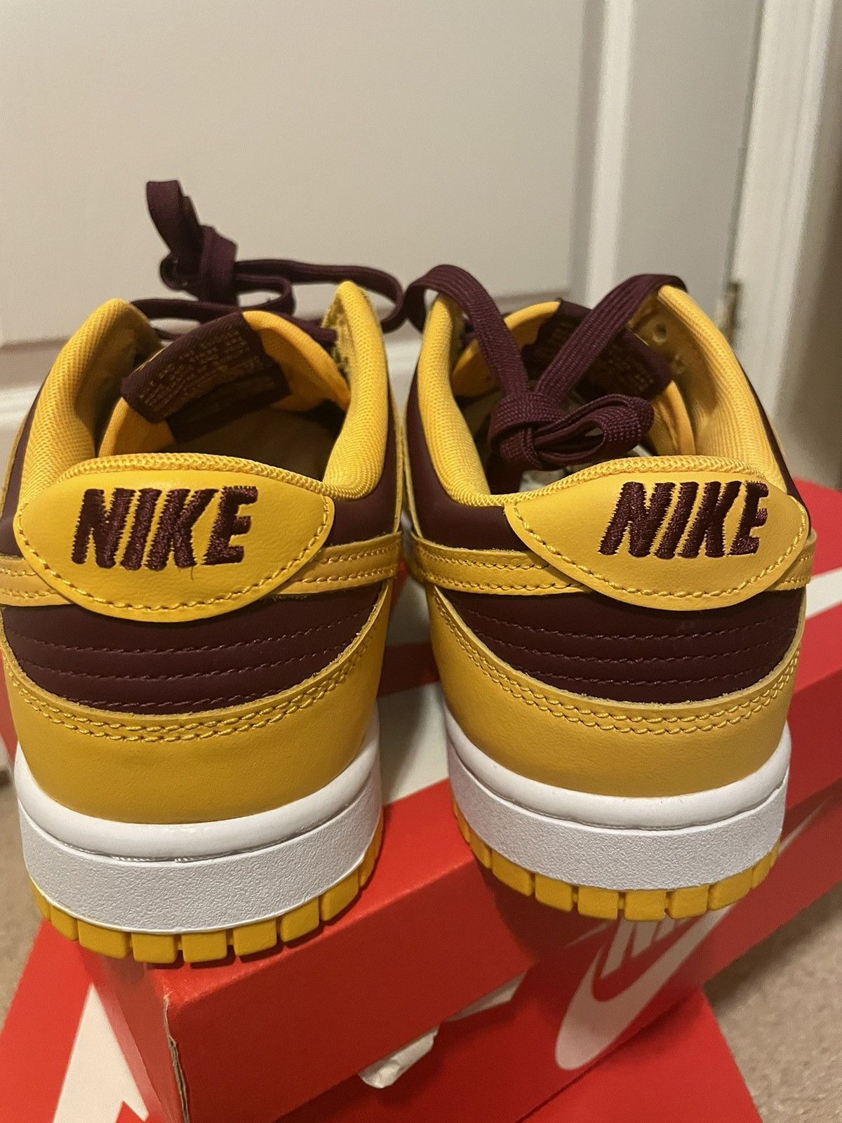 Nike Nike Dunk Low Arizona State / university gold Size US 8 / EU 41 - 3 Thumbnail