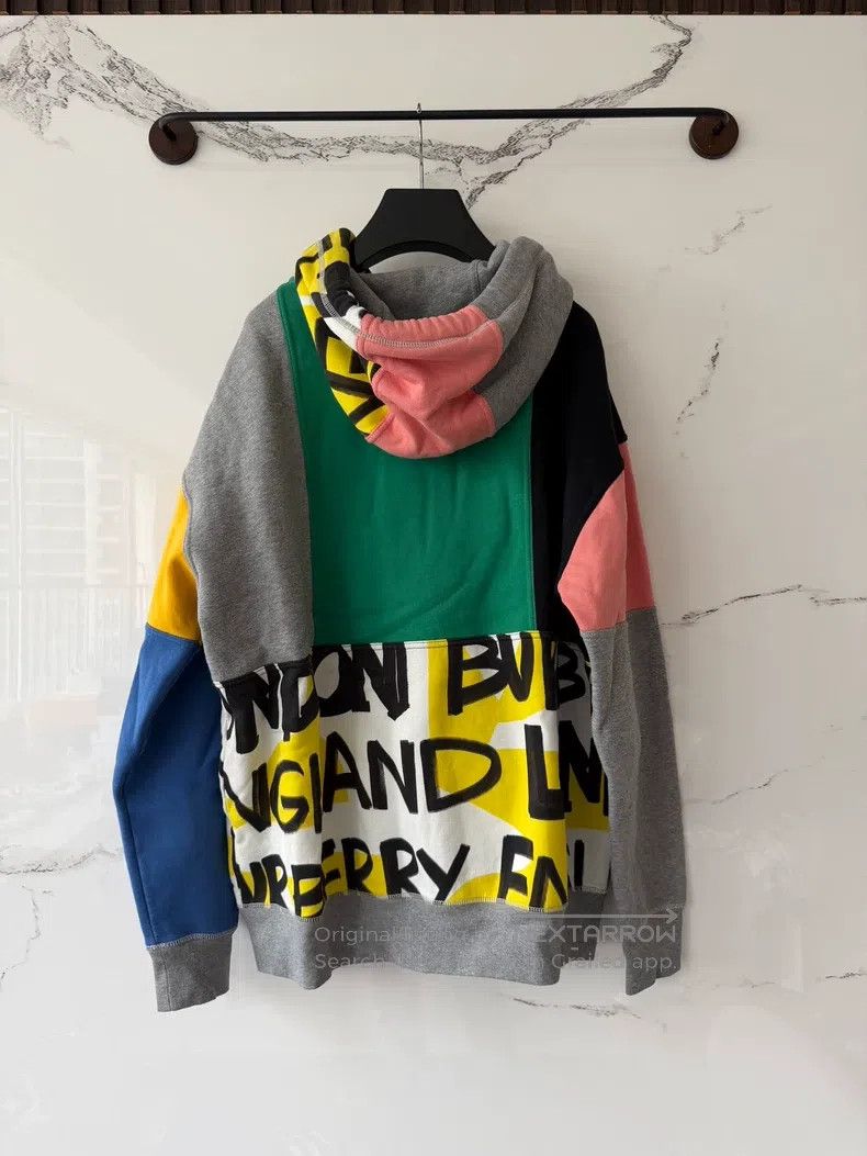 Burberry Burberry Graffiti Patchwork Hooded Sweatshirt Jacket Size US M / EU 48-50 / 2 - 3 Thumbnail