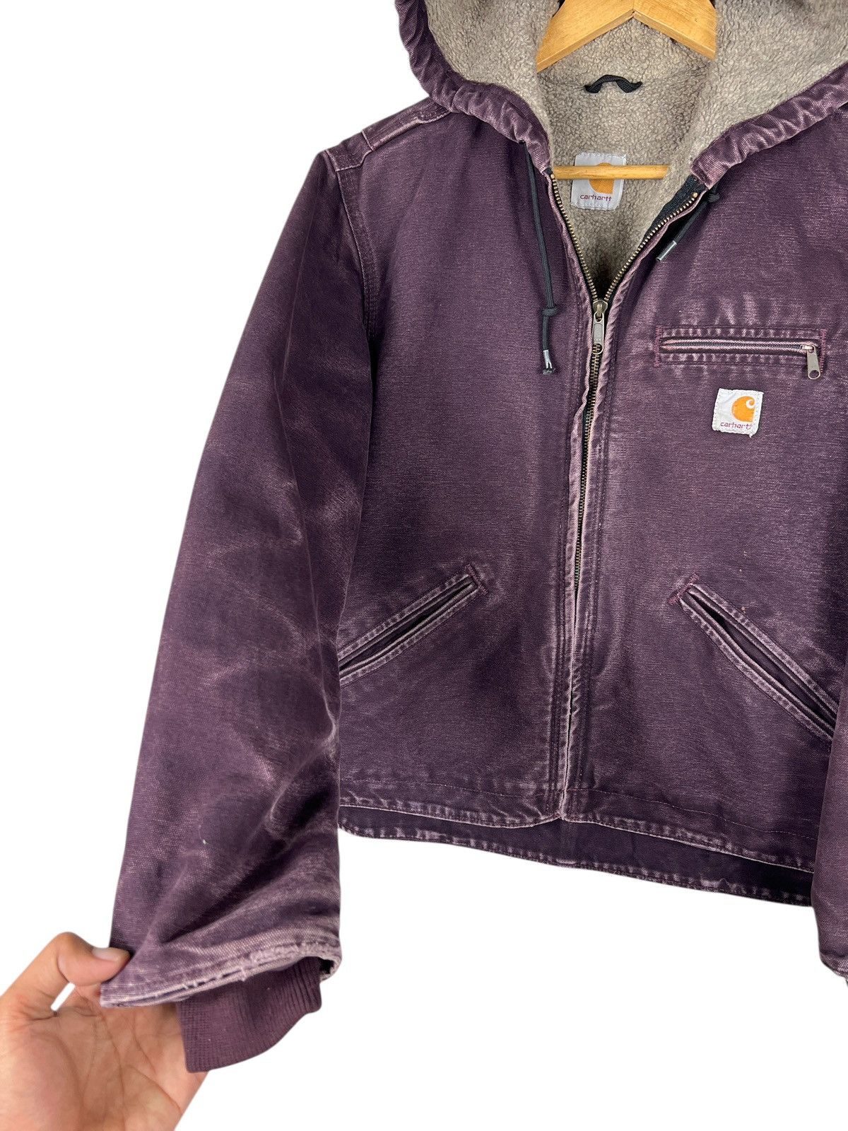 Carhartt Vintage Carhartt Sandstone Dyed Purple Jacket Size US S / EU 44-46 / 1 - 13 Thumbnail