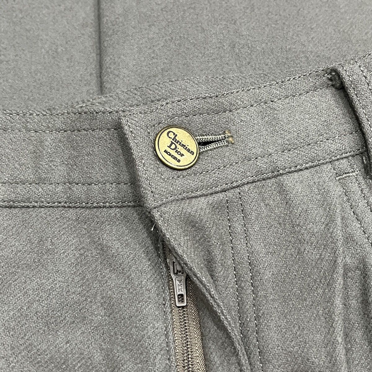 Christian Dior Monsieur 90s Christian Dior Wool Trouser Pants Size US 32 / EU 48 - 4 Thumbnail
