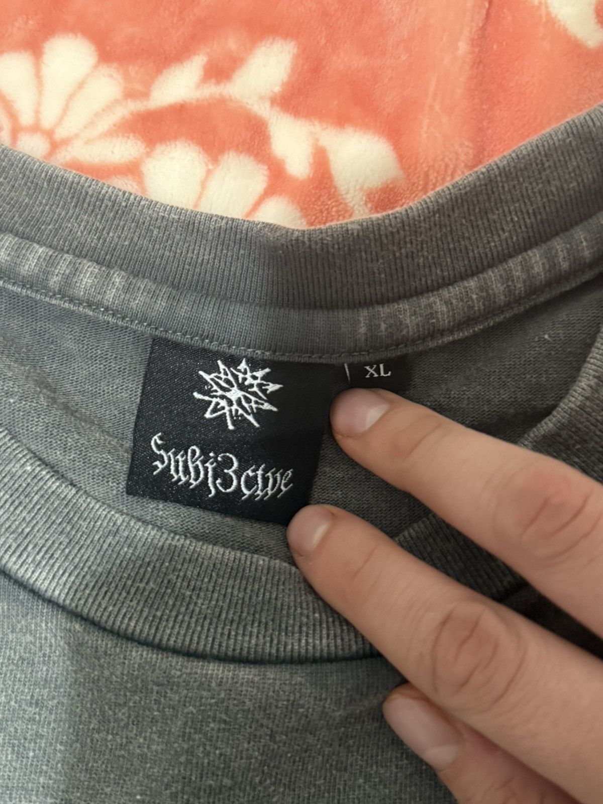 Other Subj3ctve Black Wash Triple Cross Black Flame Tee Size US XL / EU 56 / 4 - 3 Thumbnail