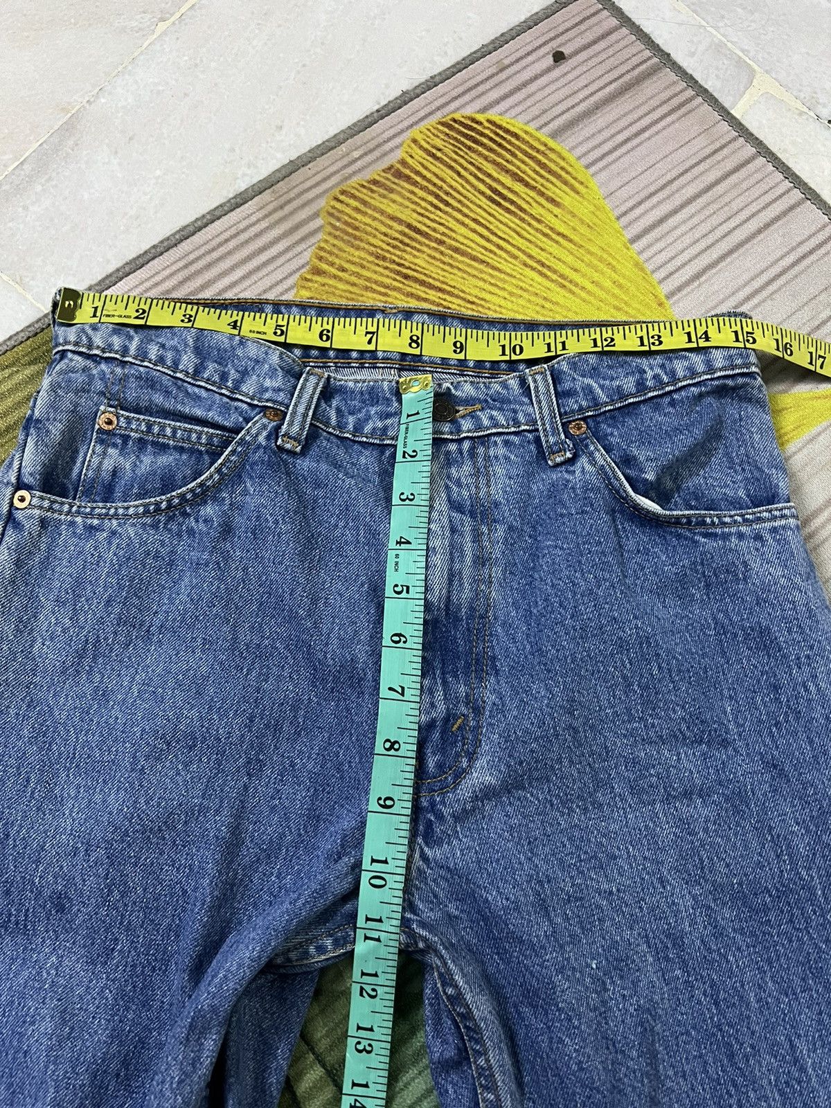 Levi's VTG Y2K LEVIS 607 BLUE JEANS ORANGE TAB Size US 30 / EU 46 - 7 Thumbnail