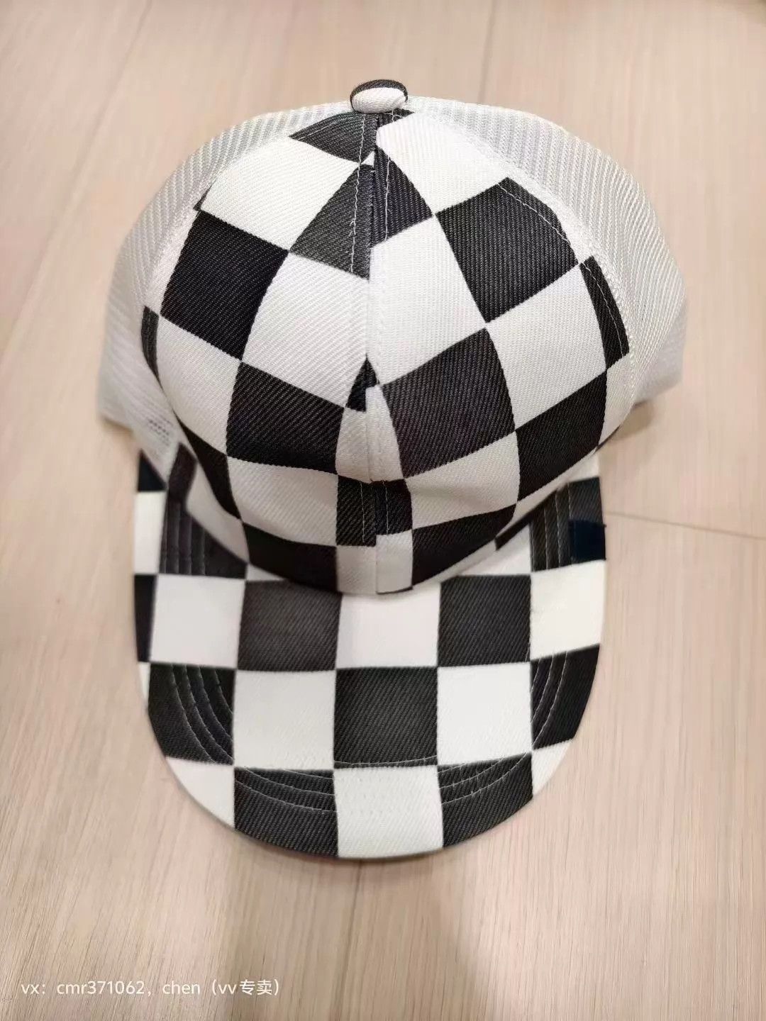 Visvim VISVIM 19 ICT GY Cap 2nd Black/White Check OS Size ONE SIZE - 1 Thumbnail
