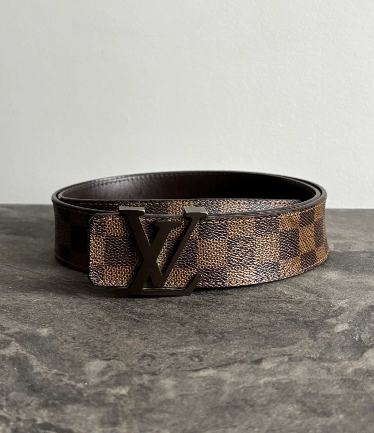 Louis Vuitton Louis Vuitton LV Damier belt Size 40 - 1 Thumbnail