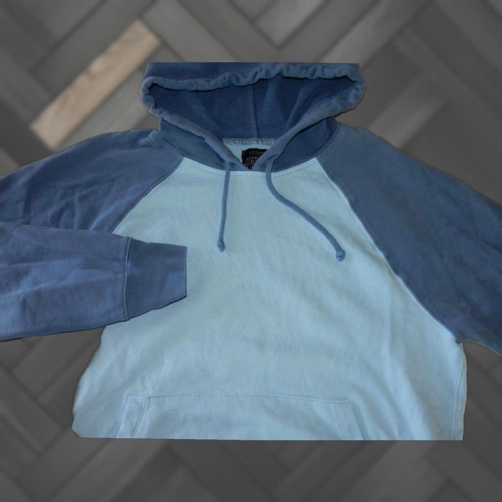 J.Crew J.CREW Pullover Hooded Sweater Men's Medium Blue Size US M / EU 48-50 / 2 - 1 Thumbnail