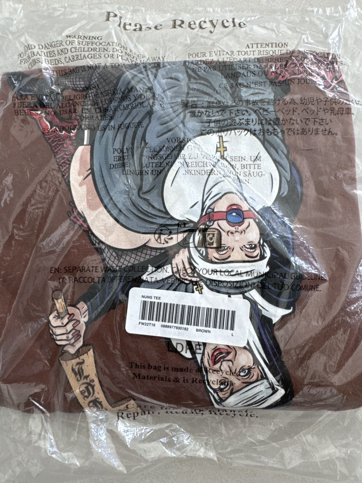 Supreme Supreme Nuns Tee Brown Large Size US L / EU 52-54 / 3 - 2 Thumbnail