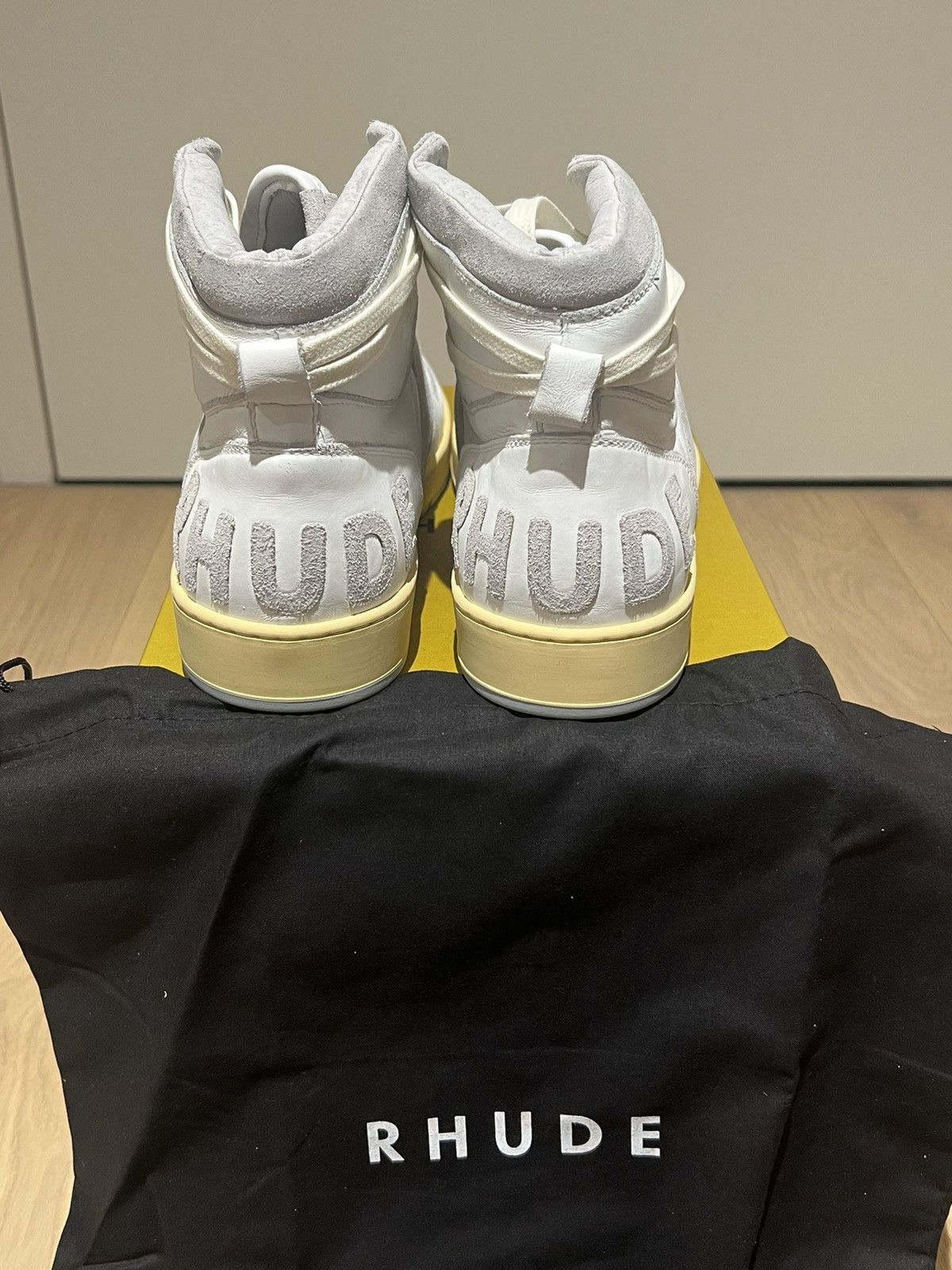 Rhude Rhude Rhecess Hi White/Grey/Brown Sz 10 DS Size US 10 / EU 43 - 4 Thumbnail