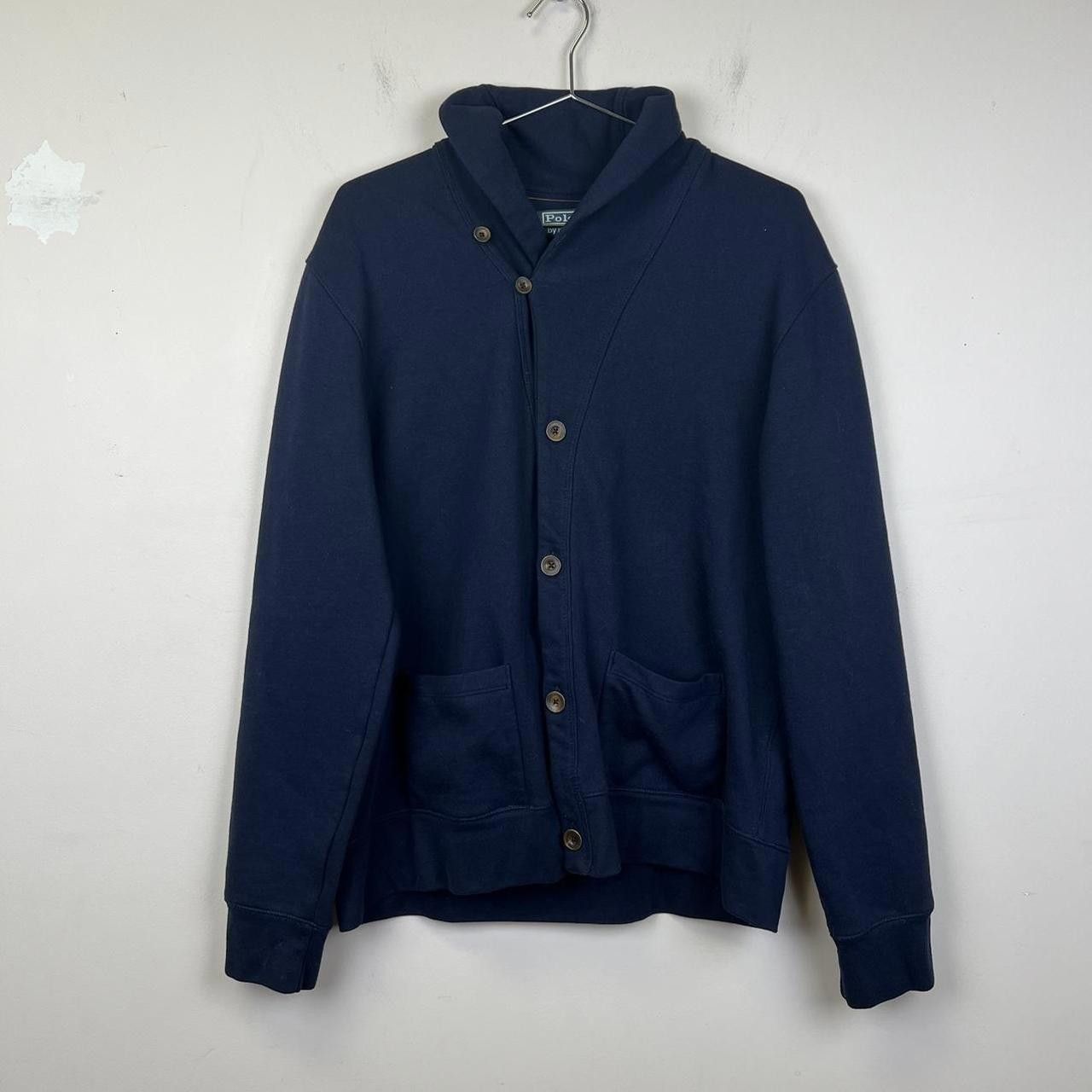 Polo Ralph Lauren Polo by Ralph Lauren Navy Button-Up Sweater Jacket Size US L / EU 52-54 / 3 - 1 Thumbnail