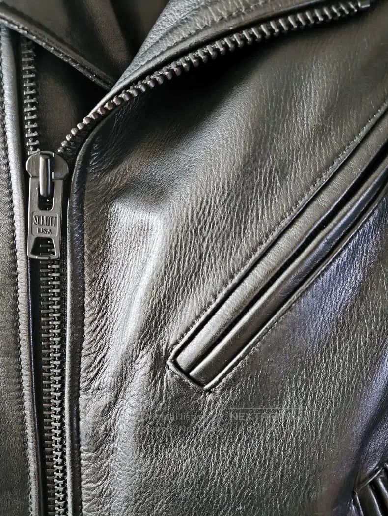 Schott Schott Cable-stayed locomotive leather jacket Size US M / EU 48-50 / 2 - 4 Thumbnail